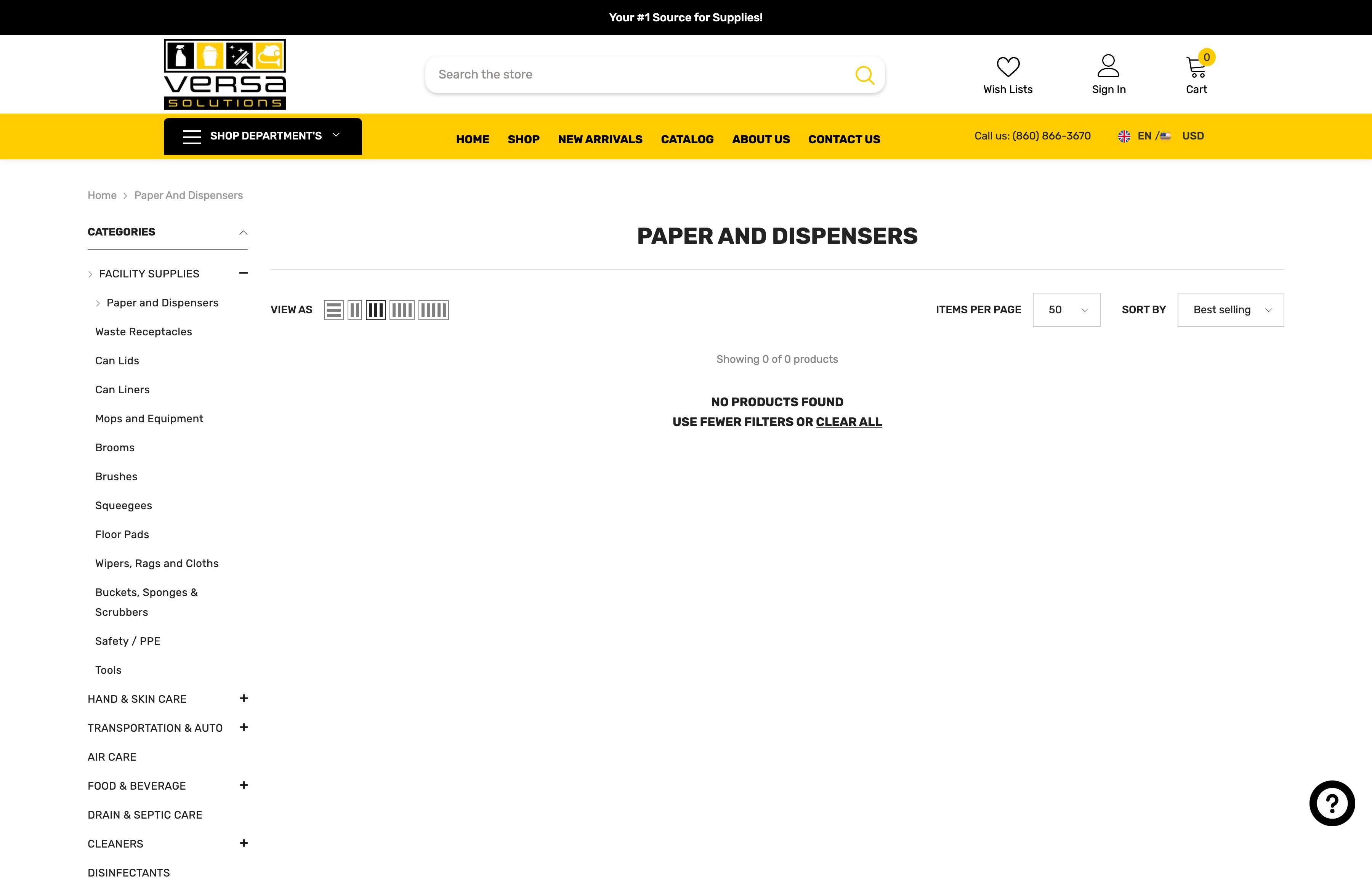 Full functional store for Facility Supplies screenshot 3