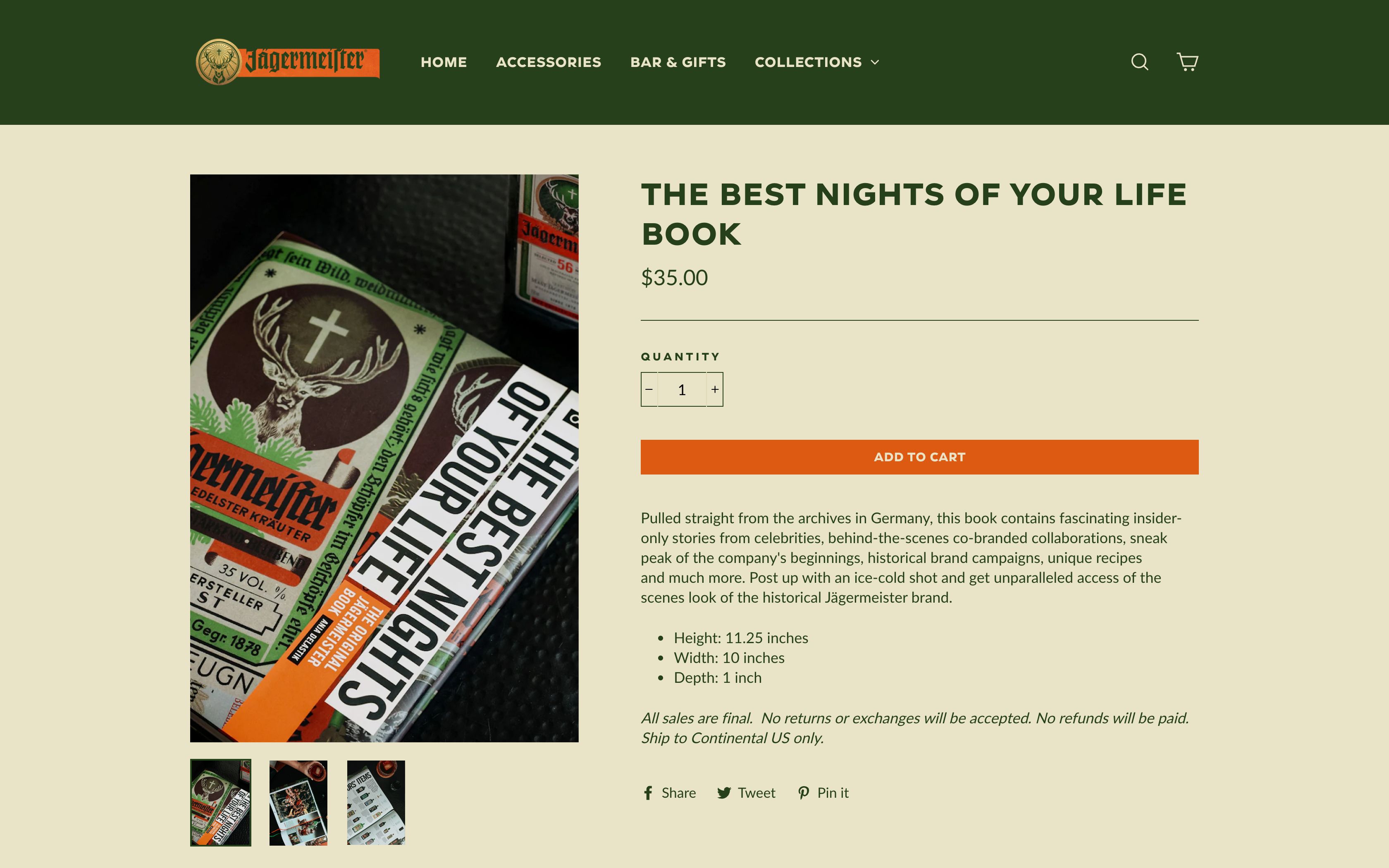 Jägermeister USA Official Shop screenshot 6