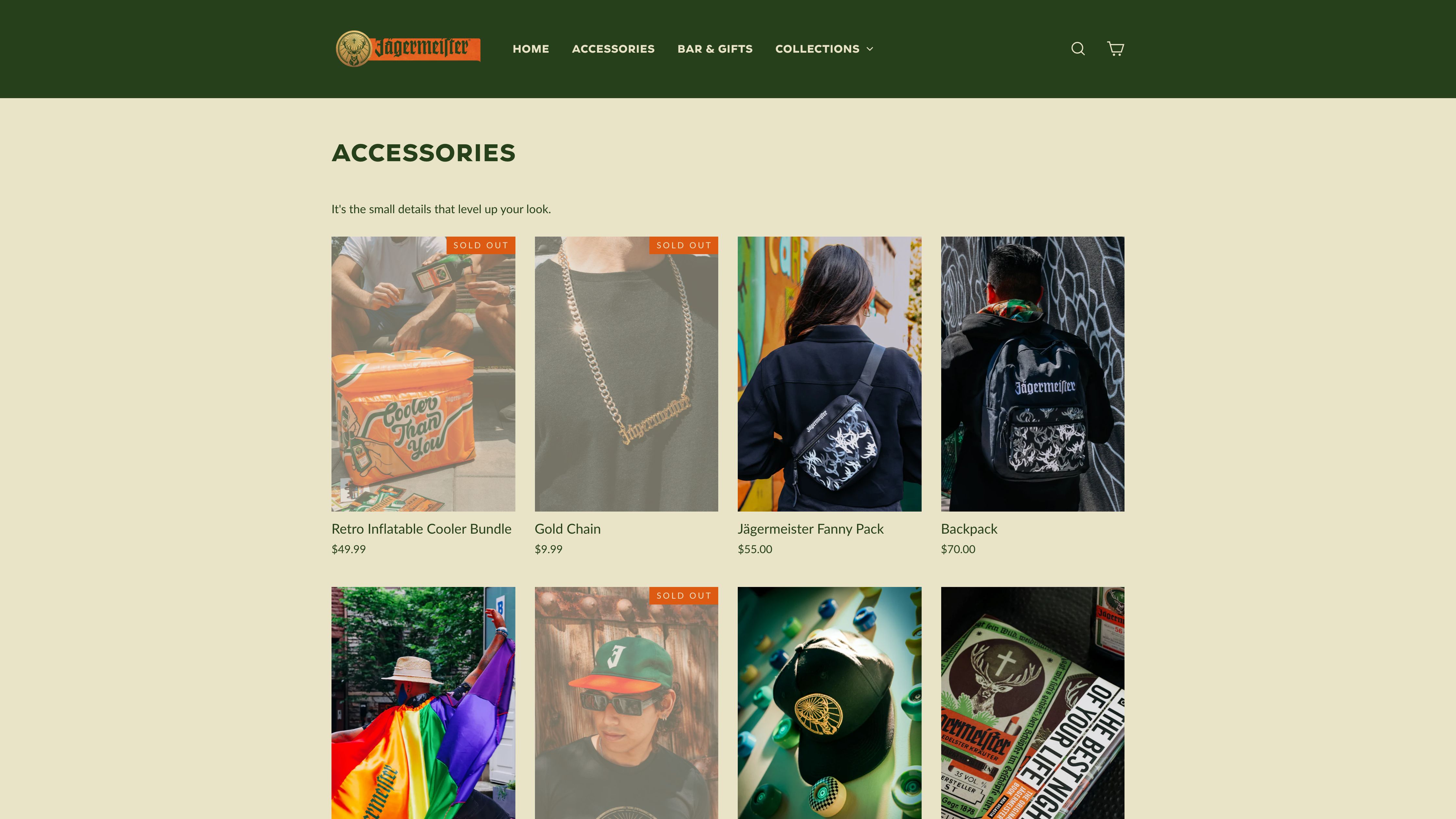 Jägermeister USA Official Shop screenshot 2