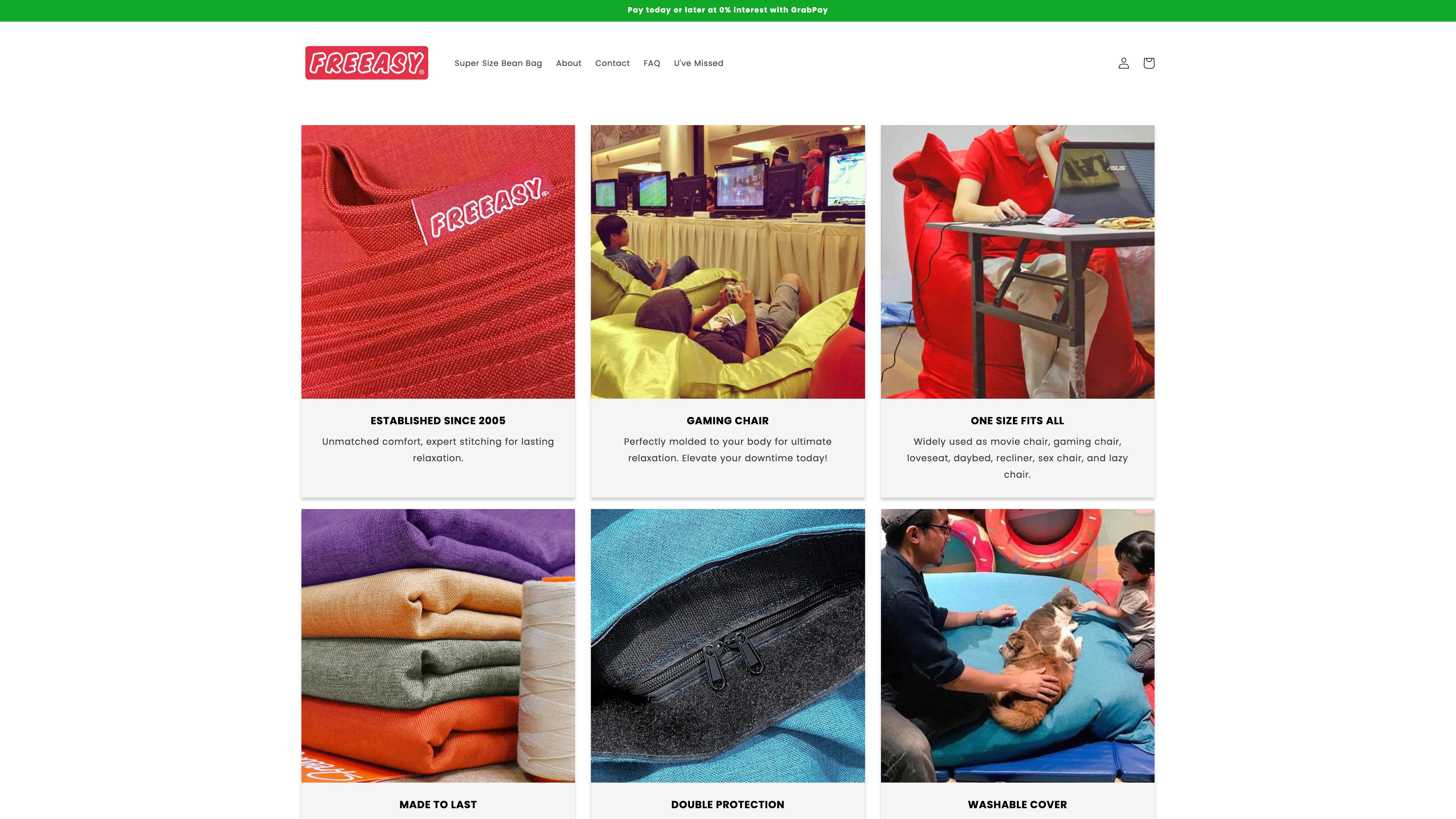 The 1st Bean Bag Brand in Malaysia Chose Our eCommerce Web Development screenshot 5