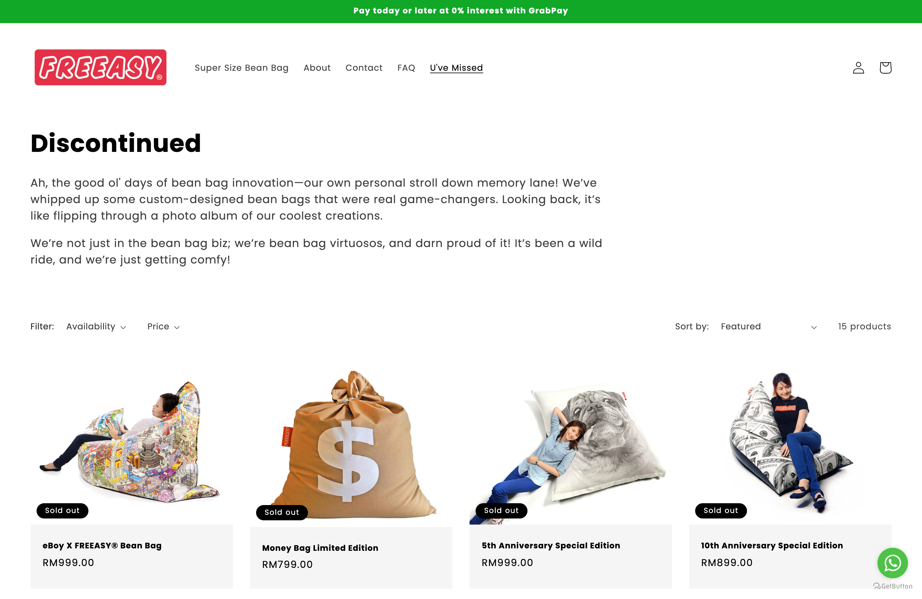 The 1st Bean Bag Brand in Malaysia Chose Our eCommerce Web Development screenshot 2