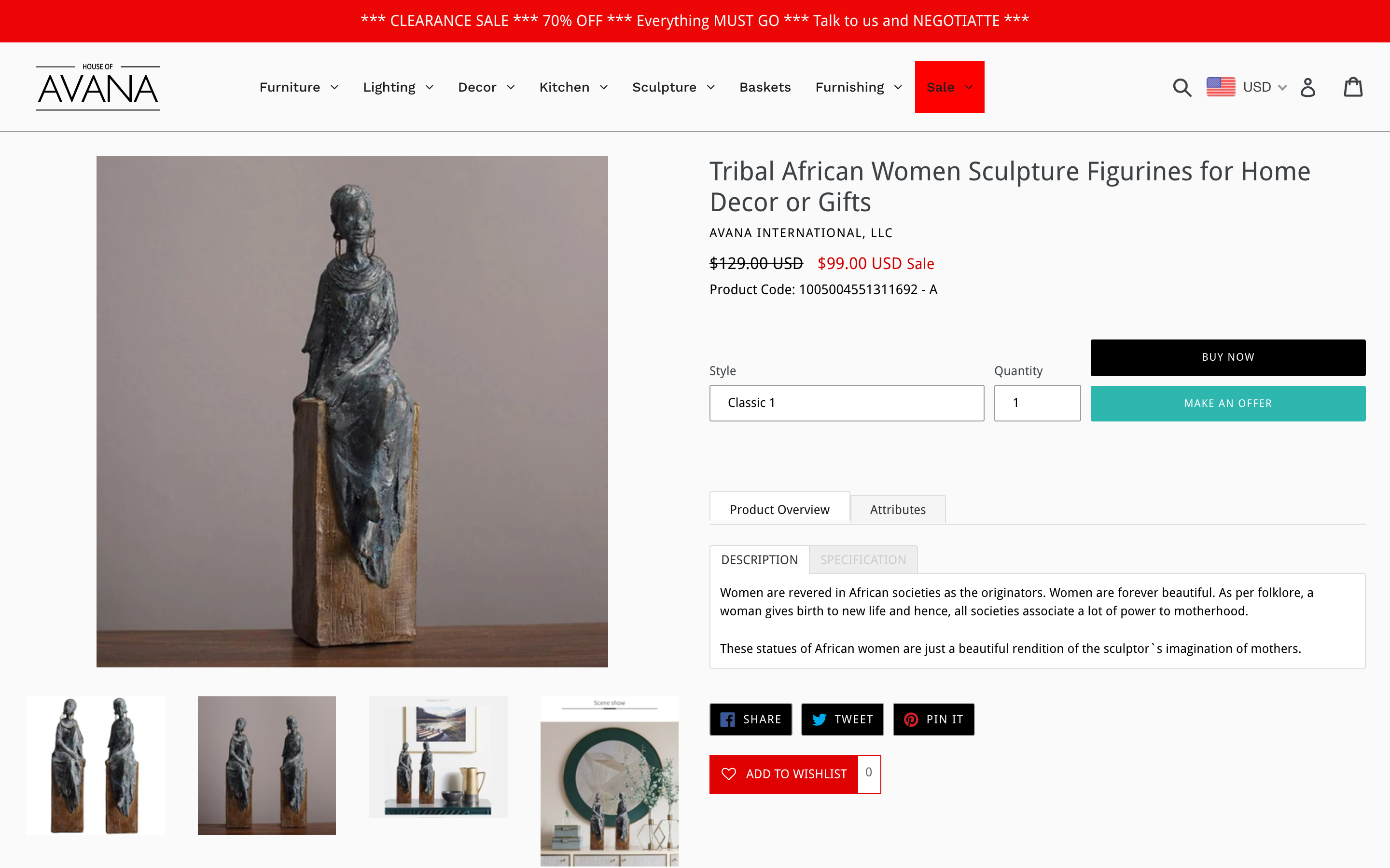 House of Avana - USA Based Home Decor Brand screenshot 4