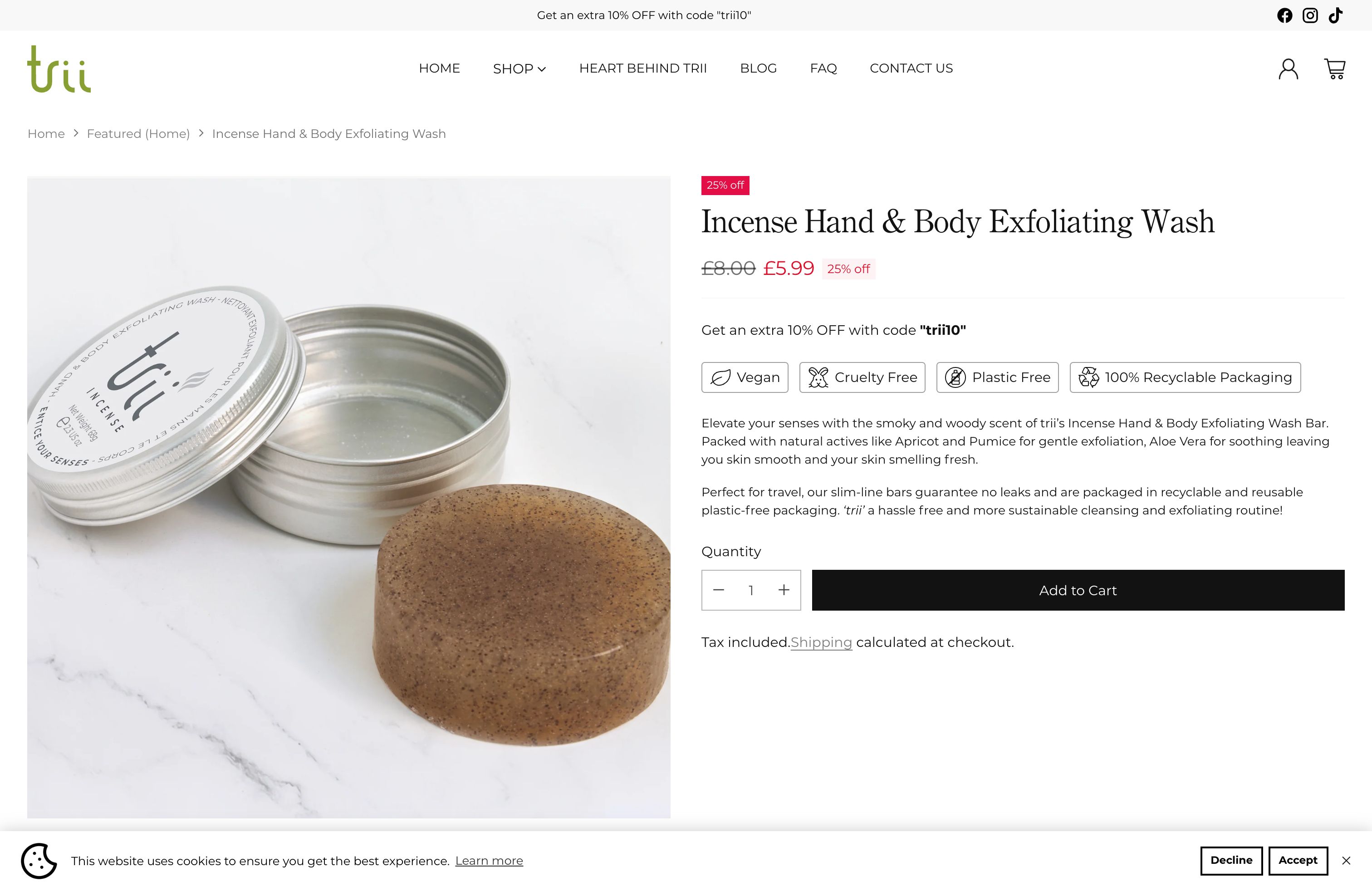 Trii Website Migration and Shopify Store Build screenshot 4