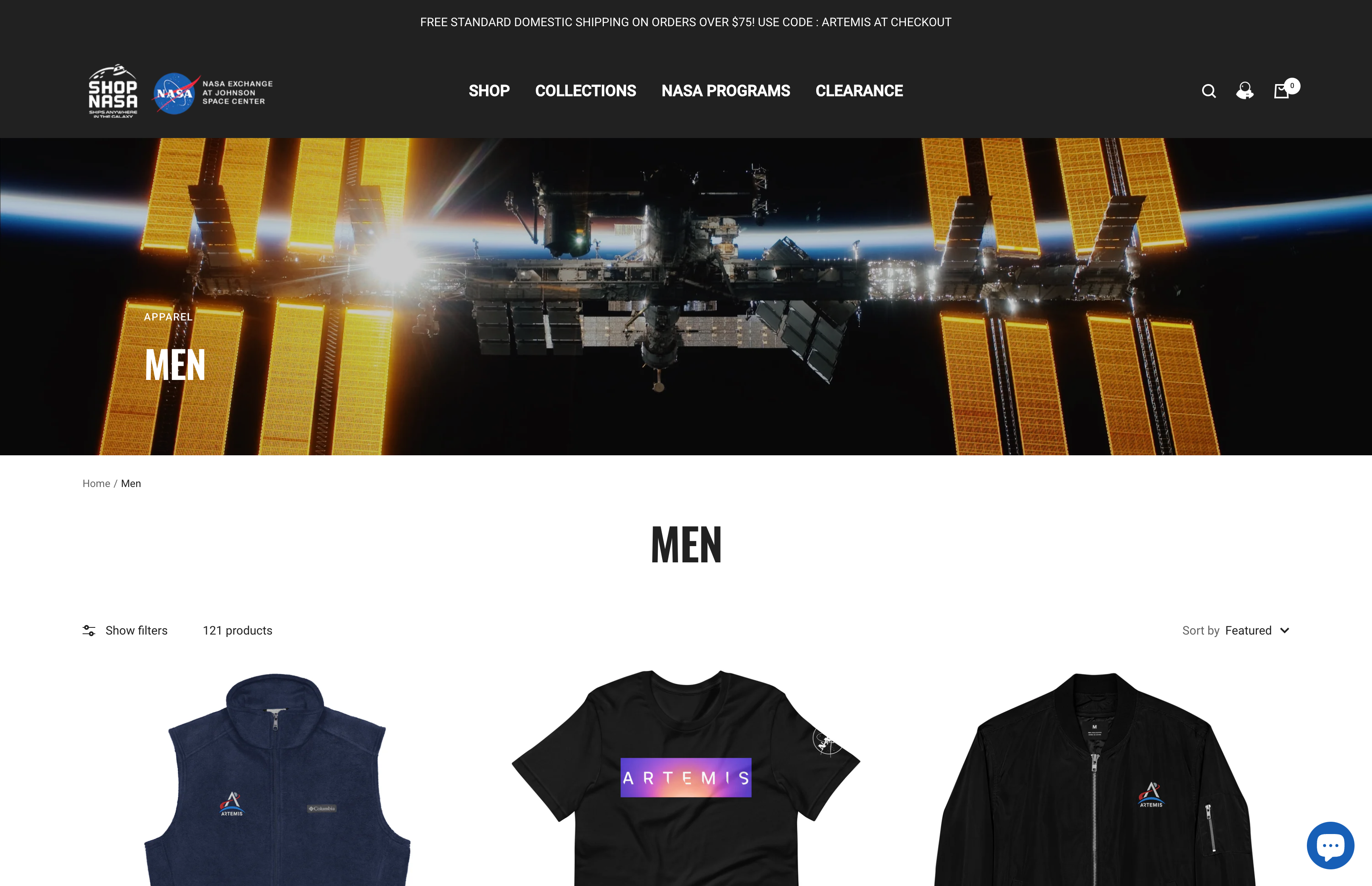 ShopNASA screenshot 2