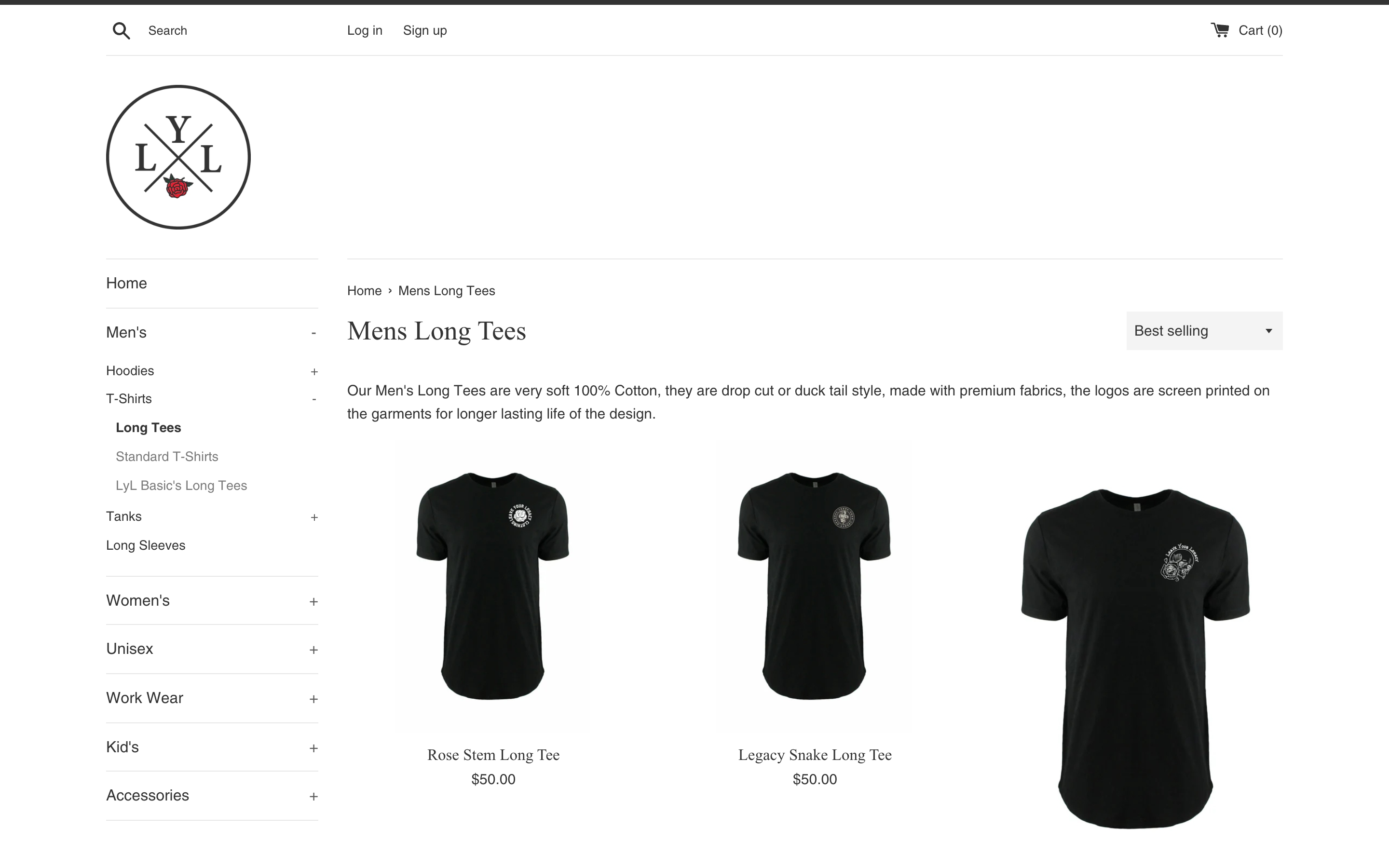 Leave Your Legacy Clothing screenshot 3