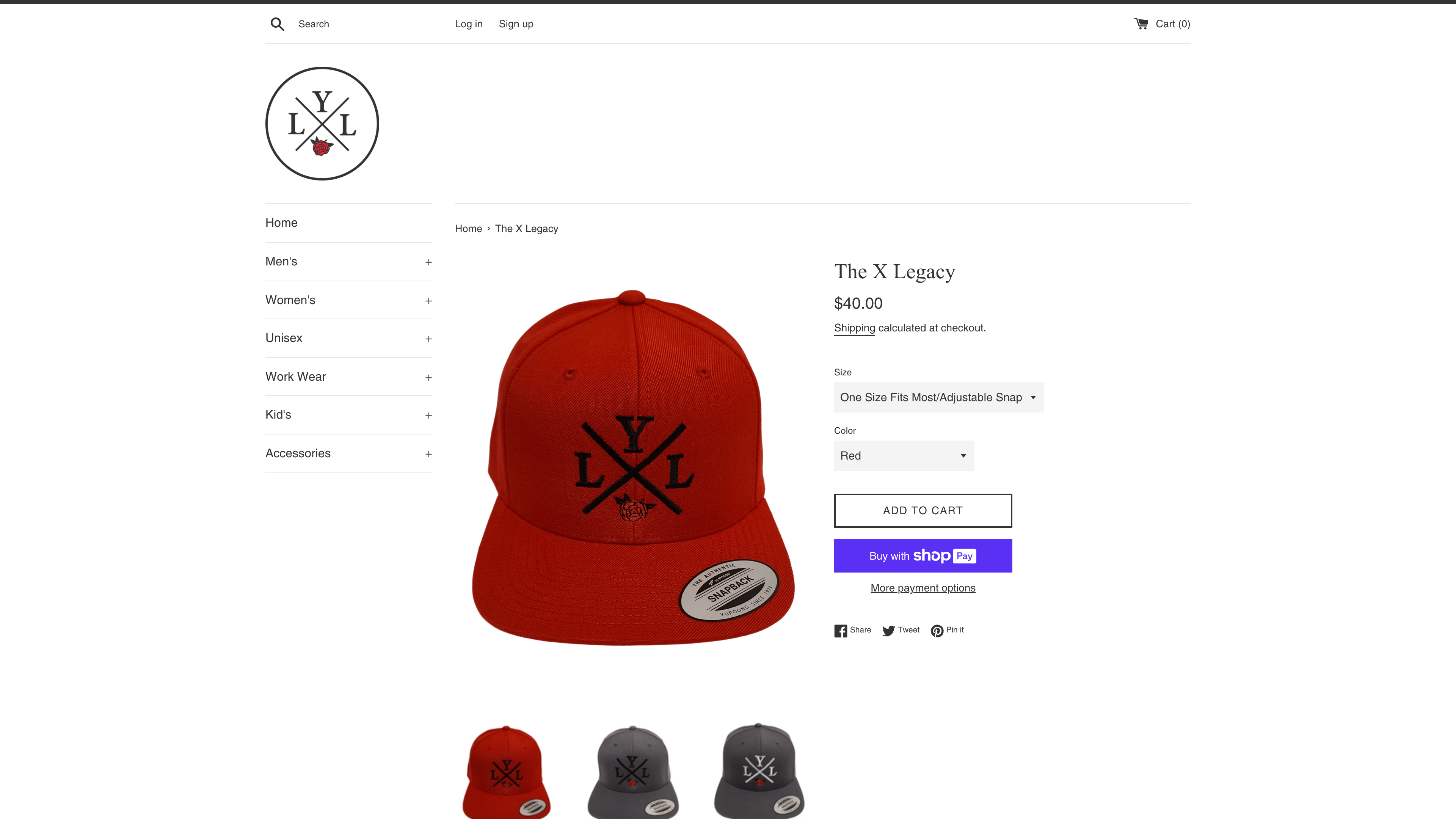 Leave Your Legacy Clothing screenshot 6