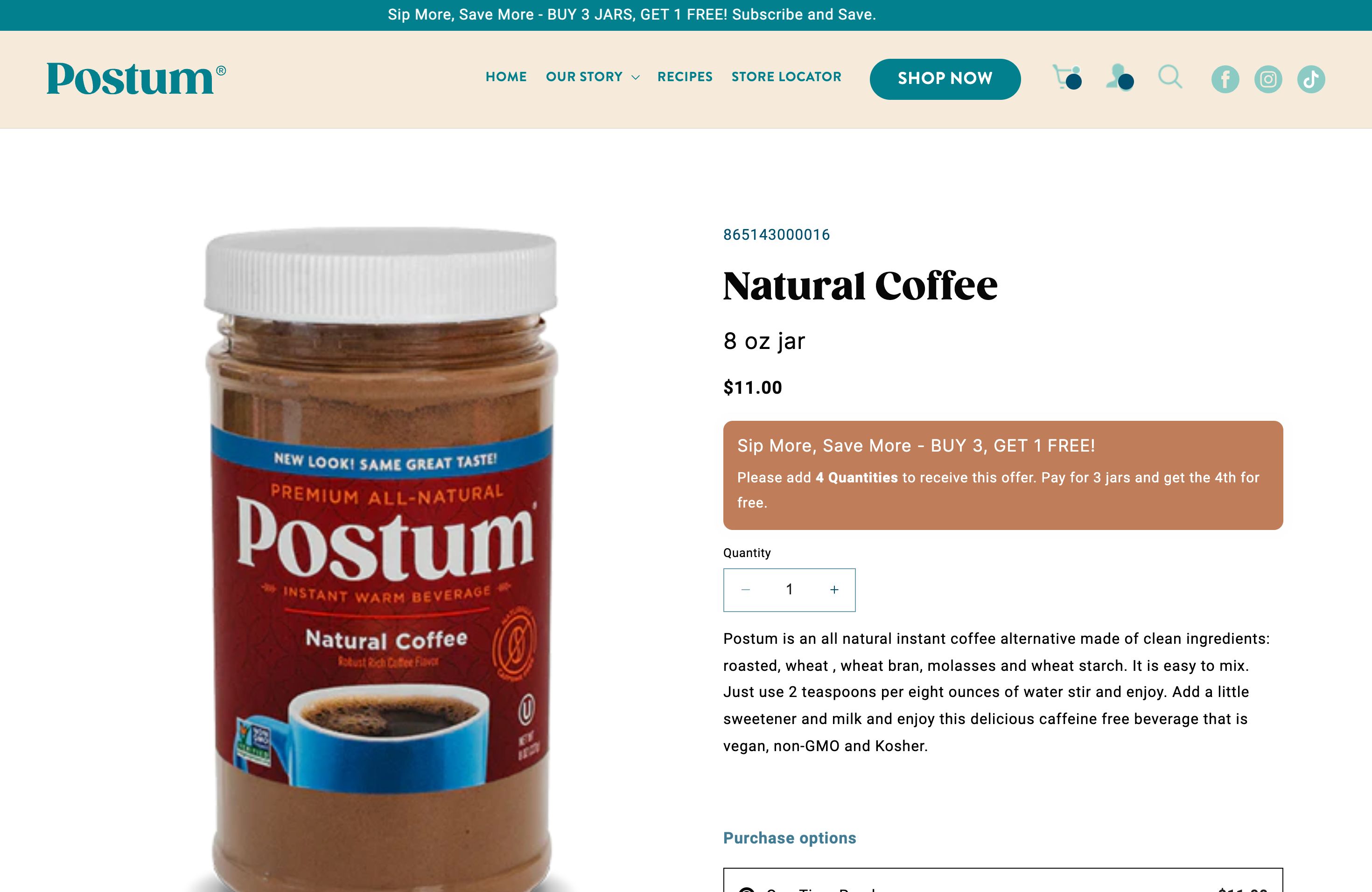 Postum Beverage screenshot 3