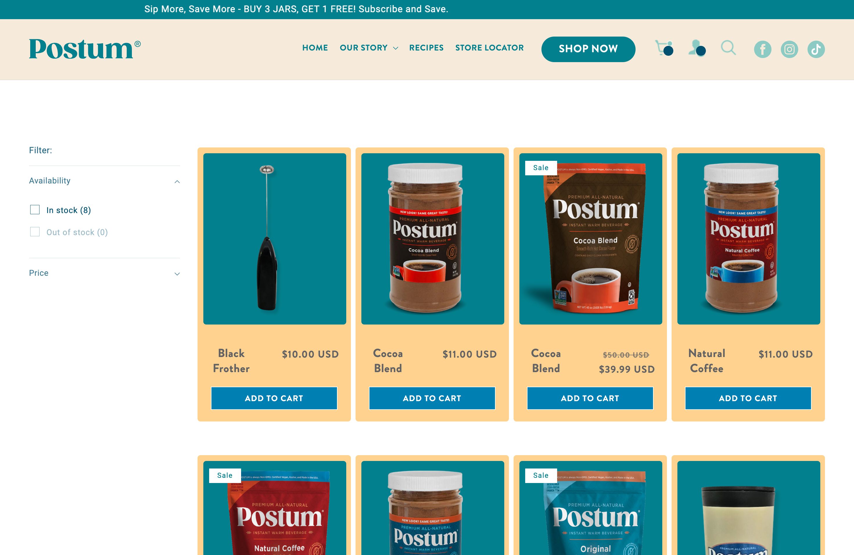 Postum Beverage screenshot 4