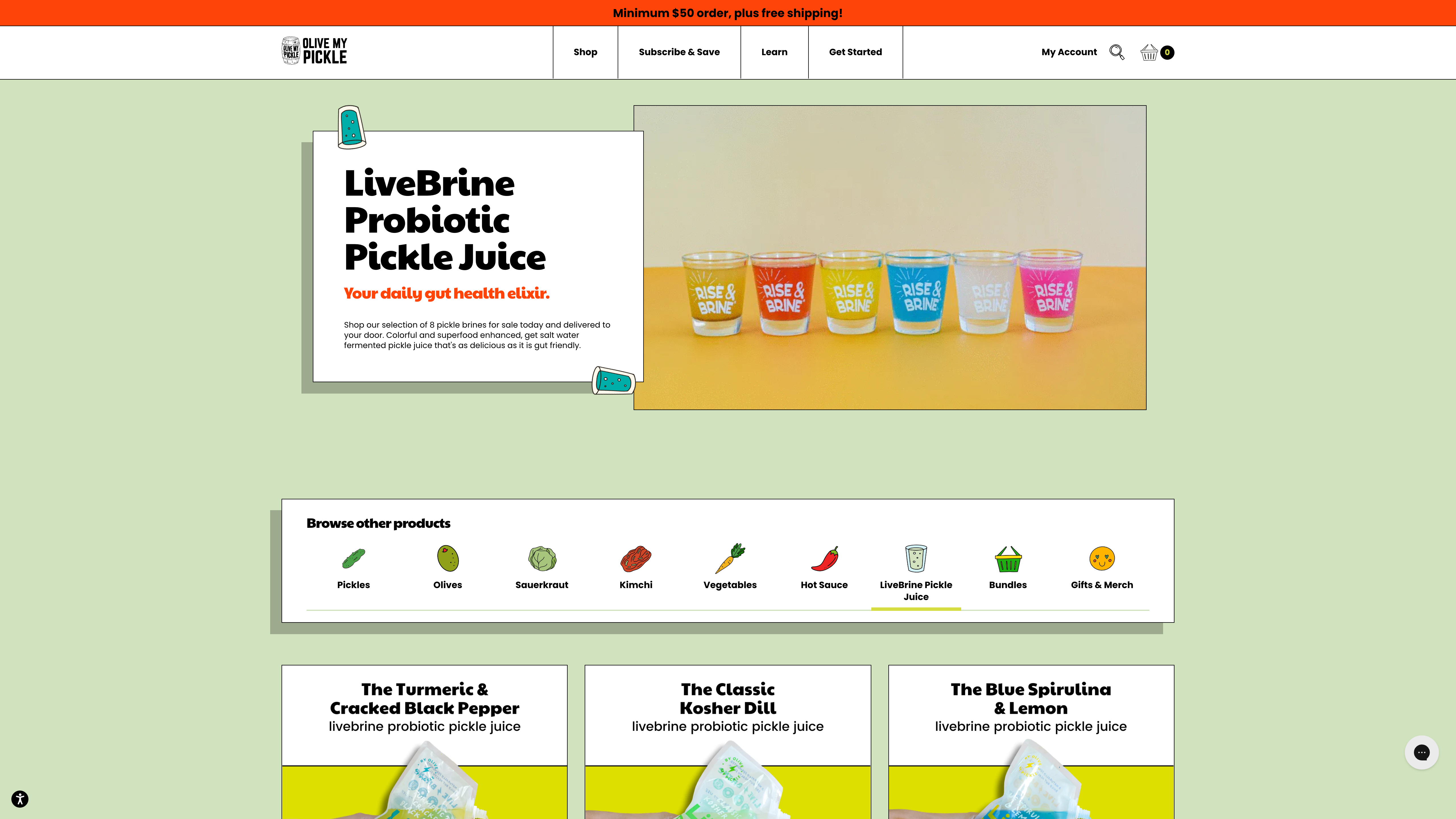 Olive My Pickle New Website Launch screenshot 3