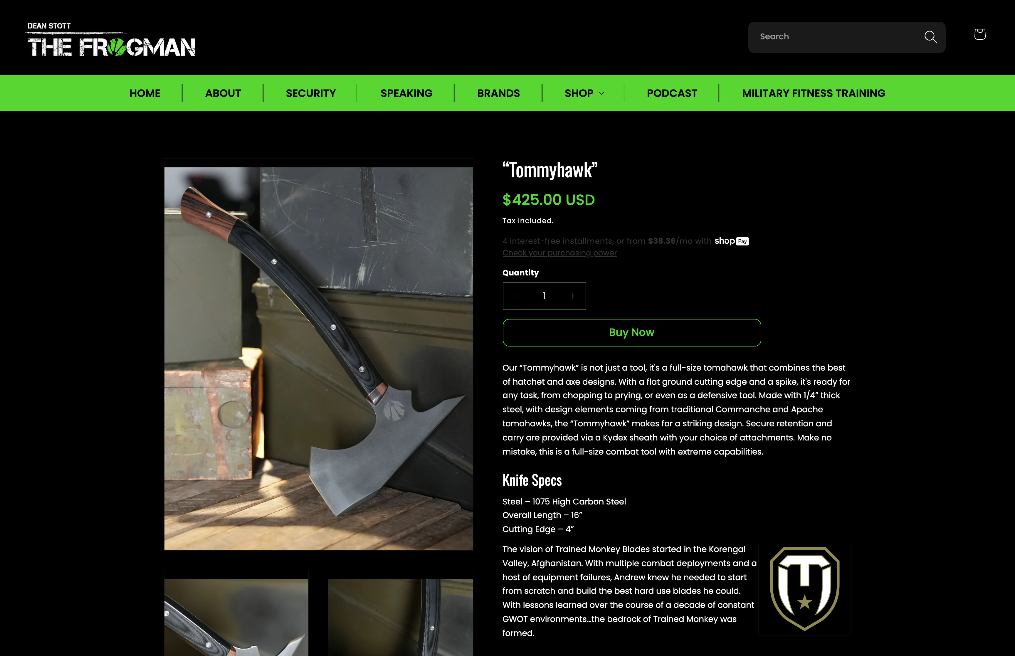 Dean & Alana Stott - Personal Brand Shopify Sites screenshot 4