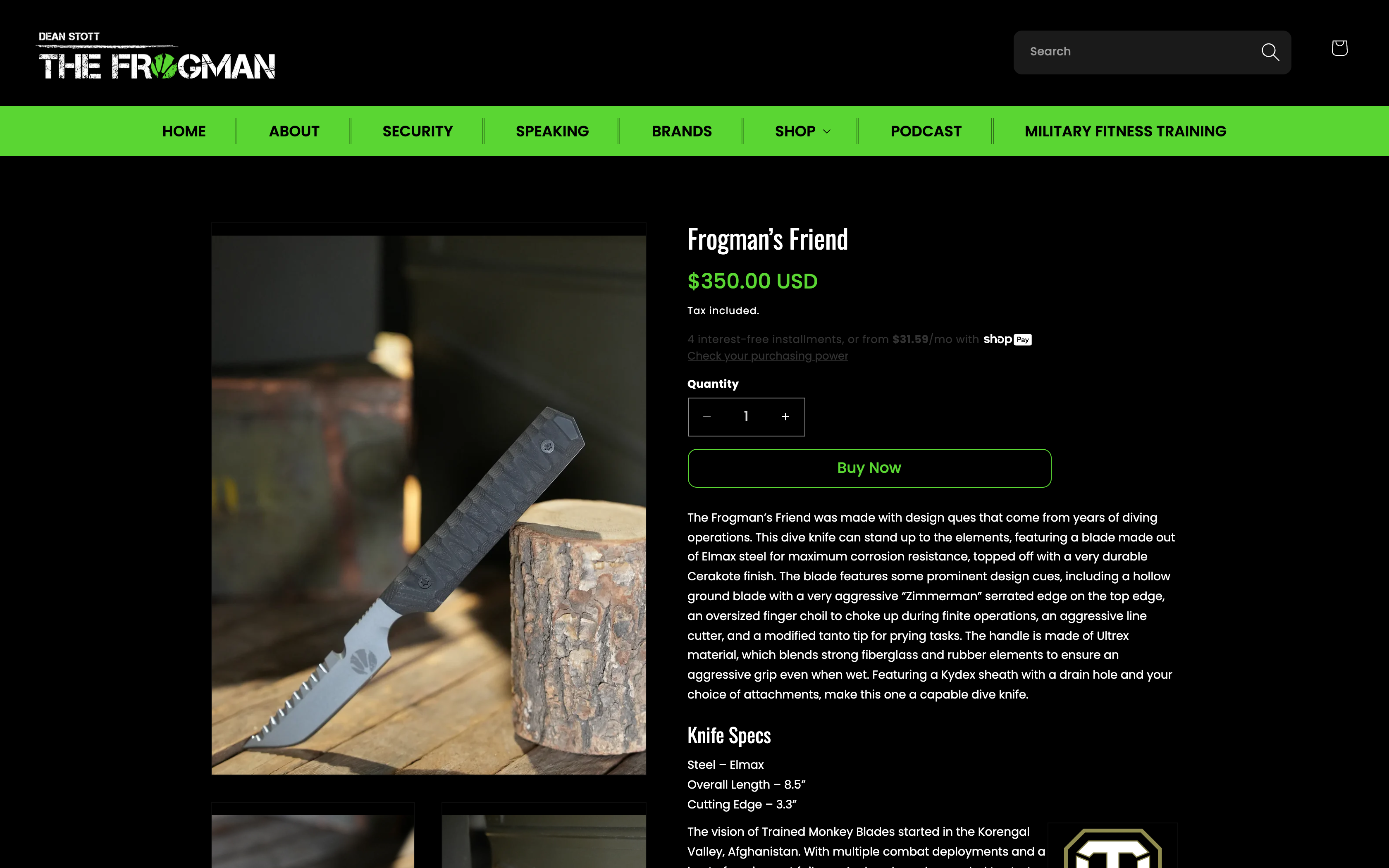 Dean & Alana Stott - Personal Brand Shopify Sites screenshot 3