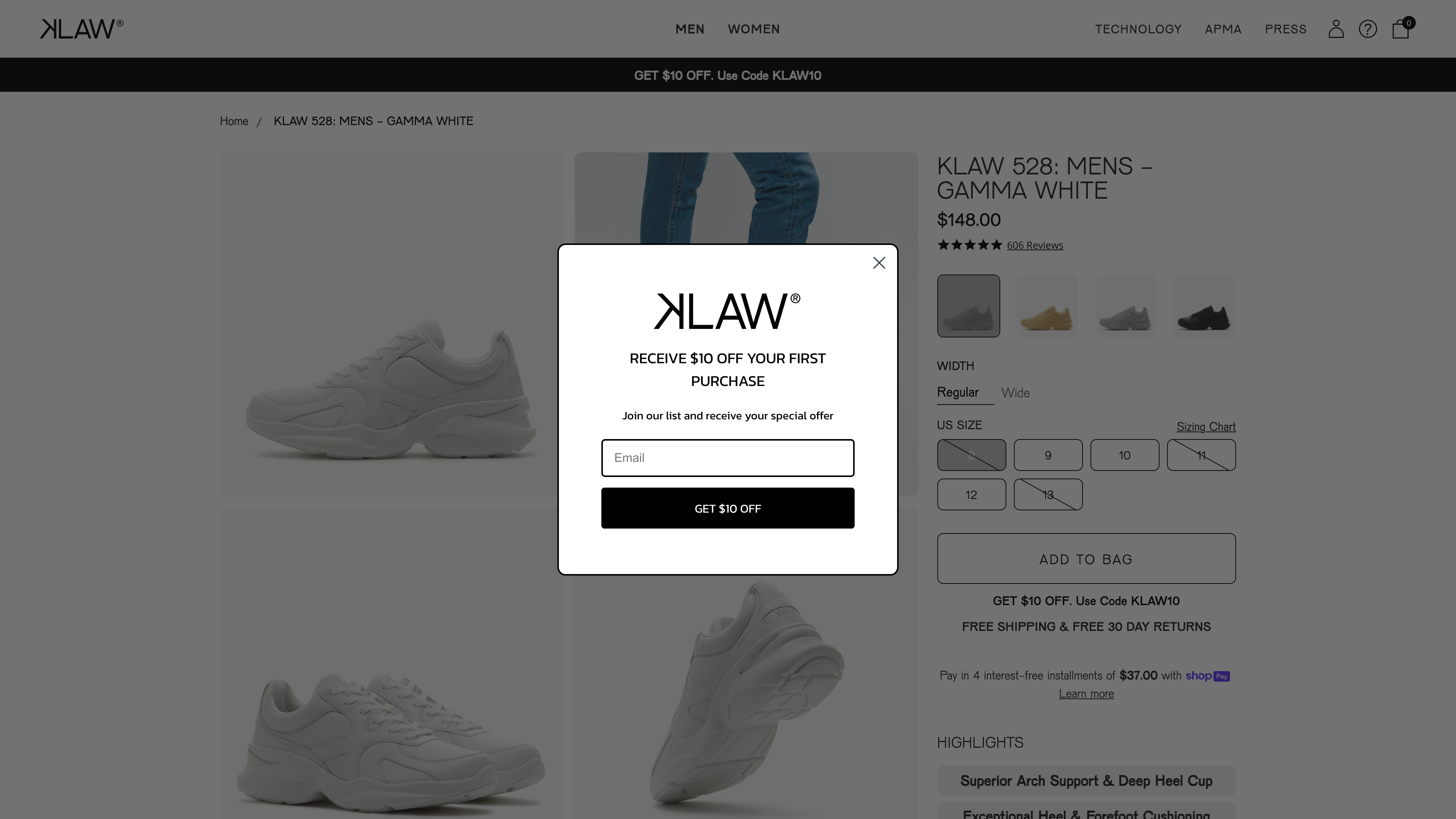 Klaw Footwear screenshot 3