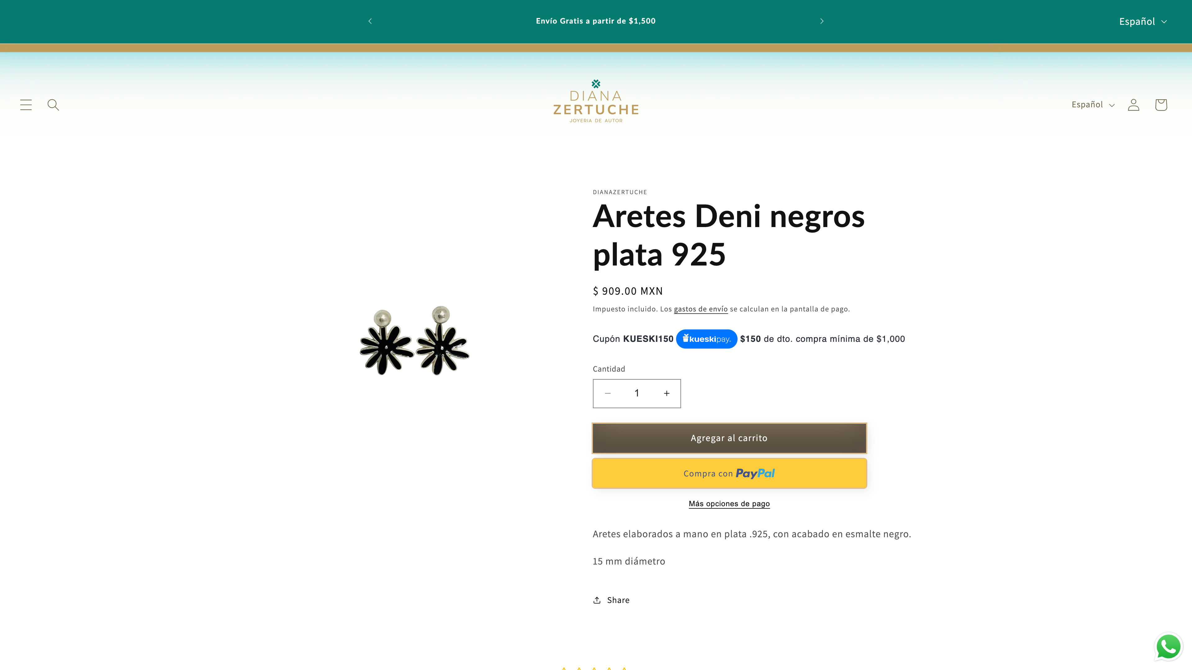 Diana Zertuche joyería de autor screenshot 4