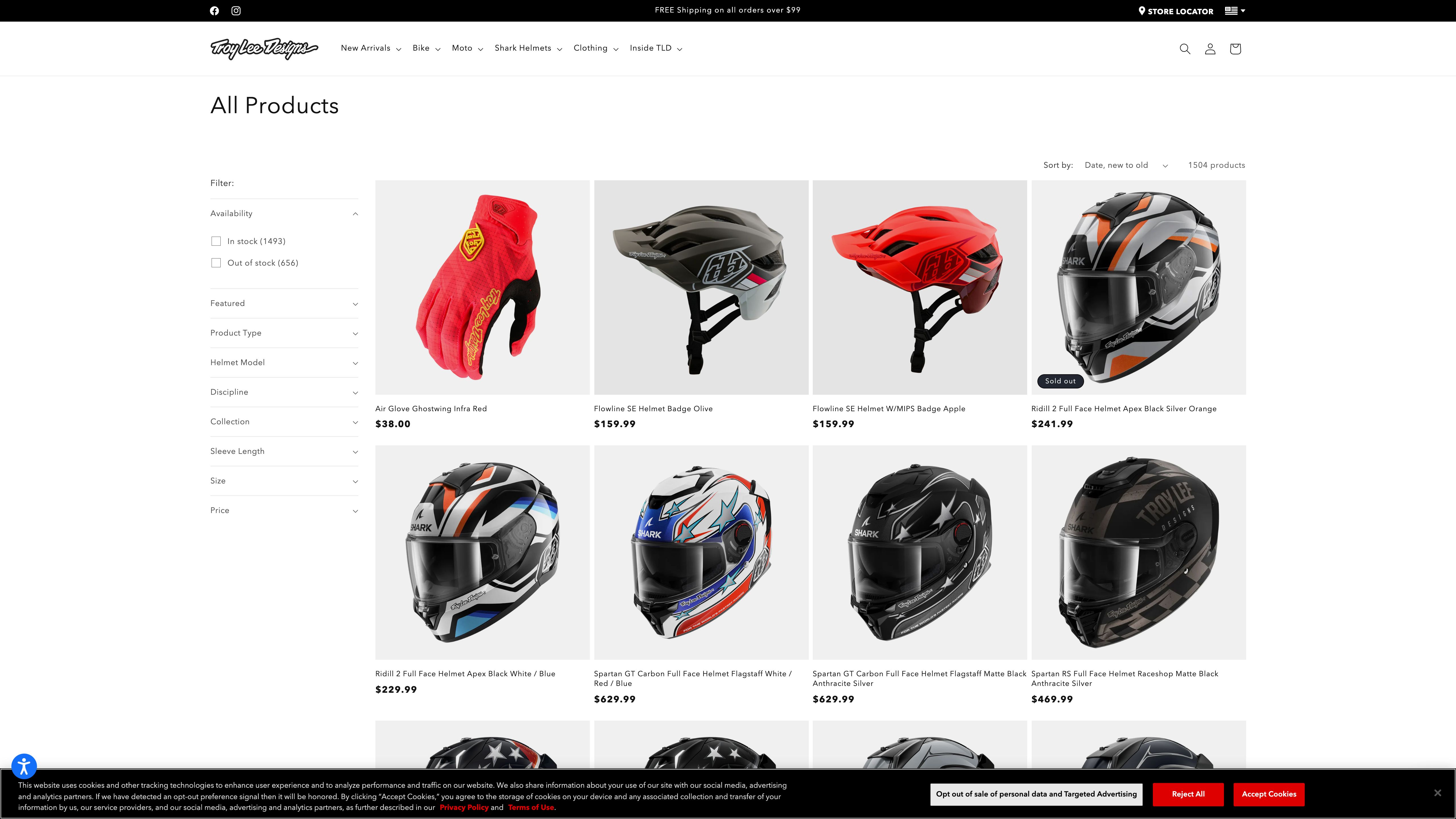 Troy Lee Designs screenshot 3