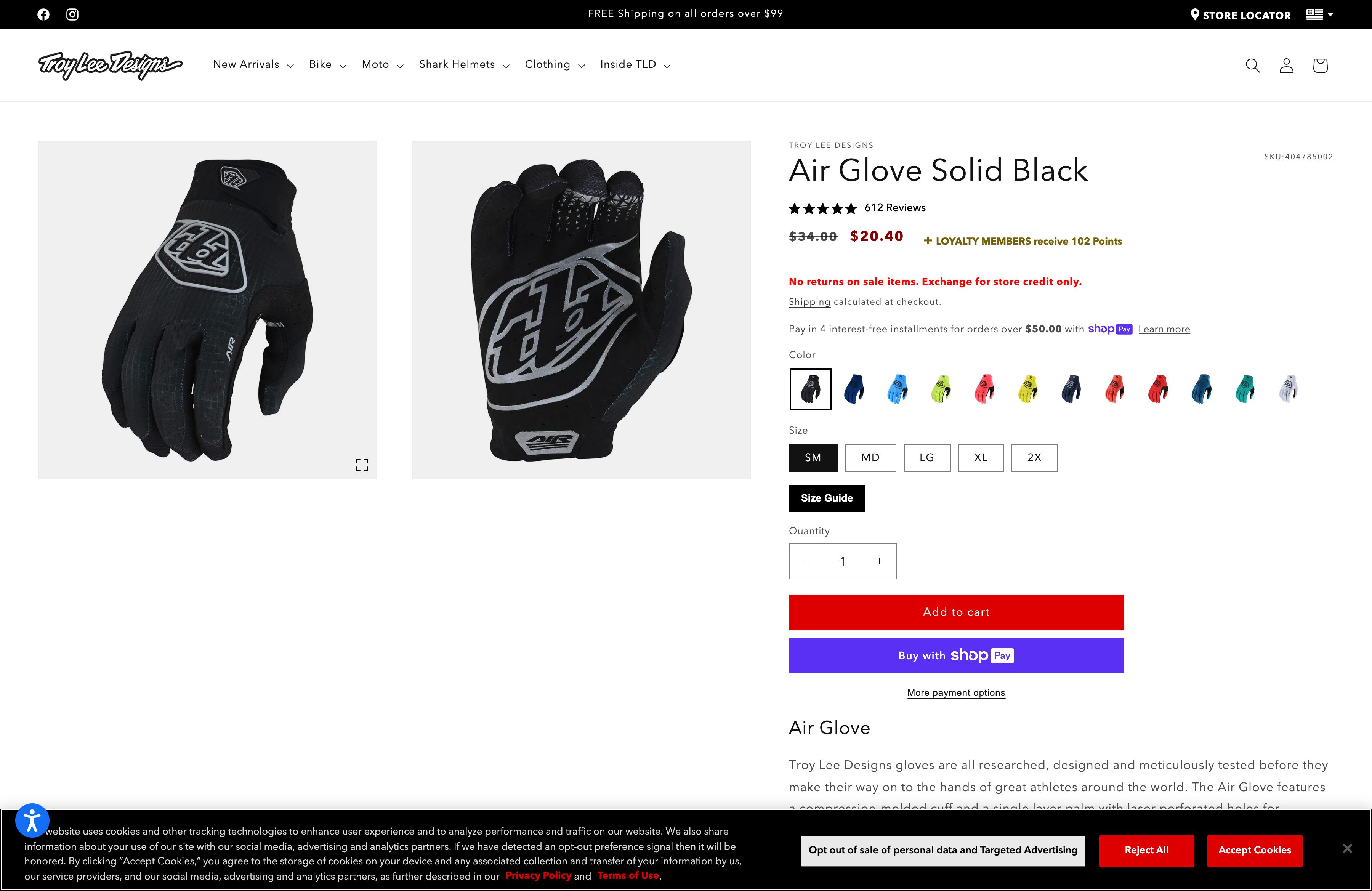 Troy Lee Designs screenshot 4