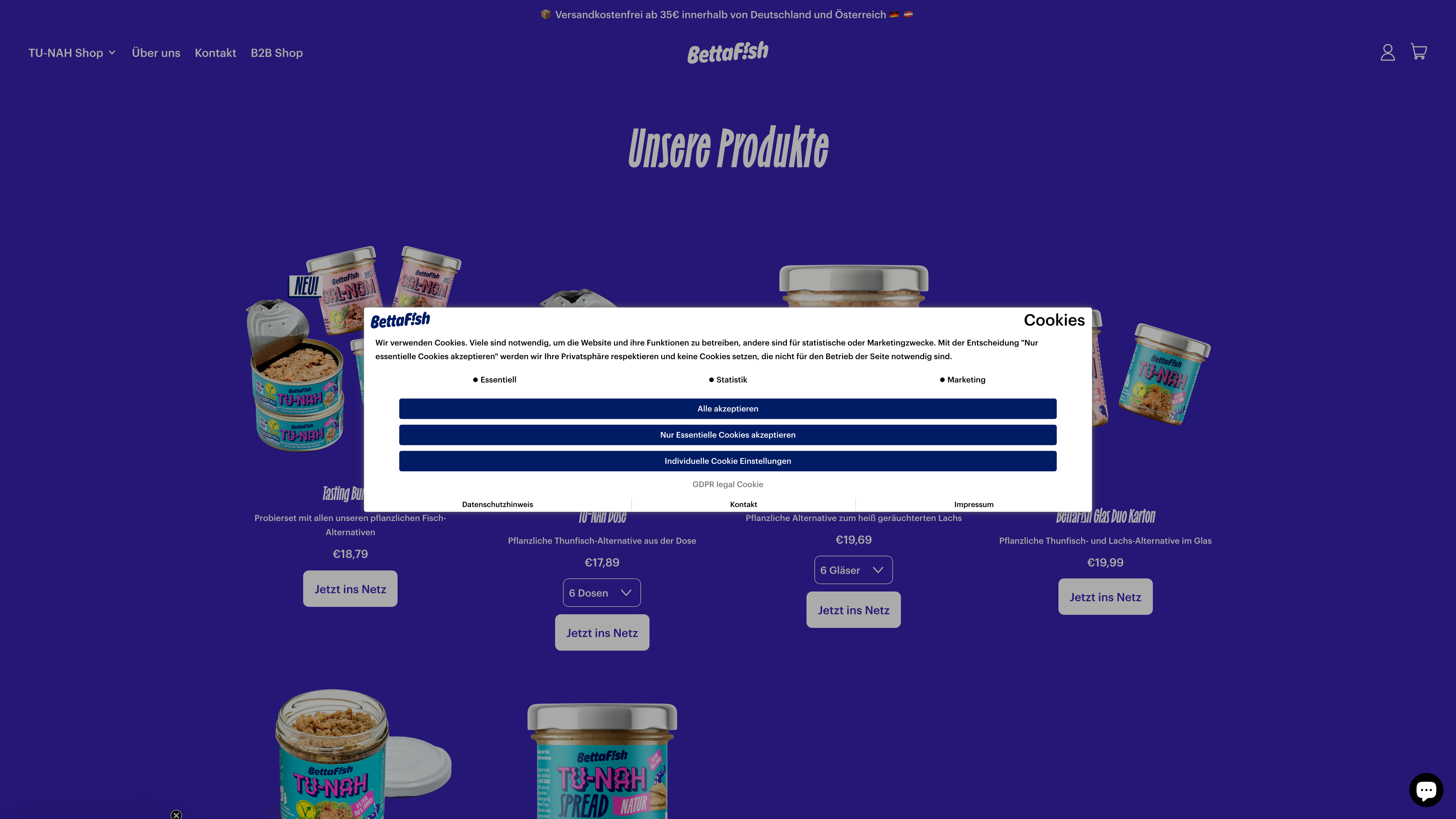 Bettafish screenshot 2