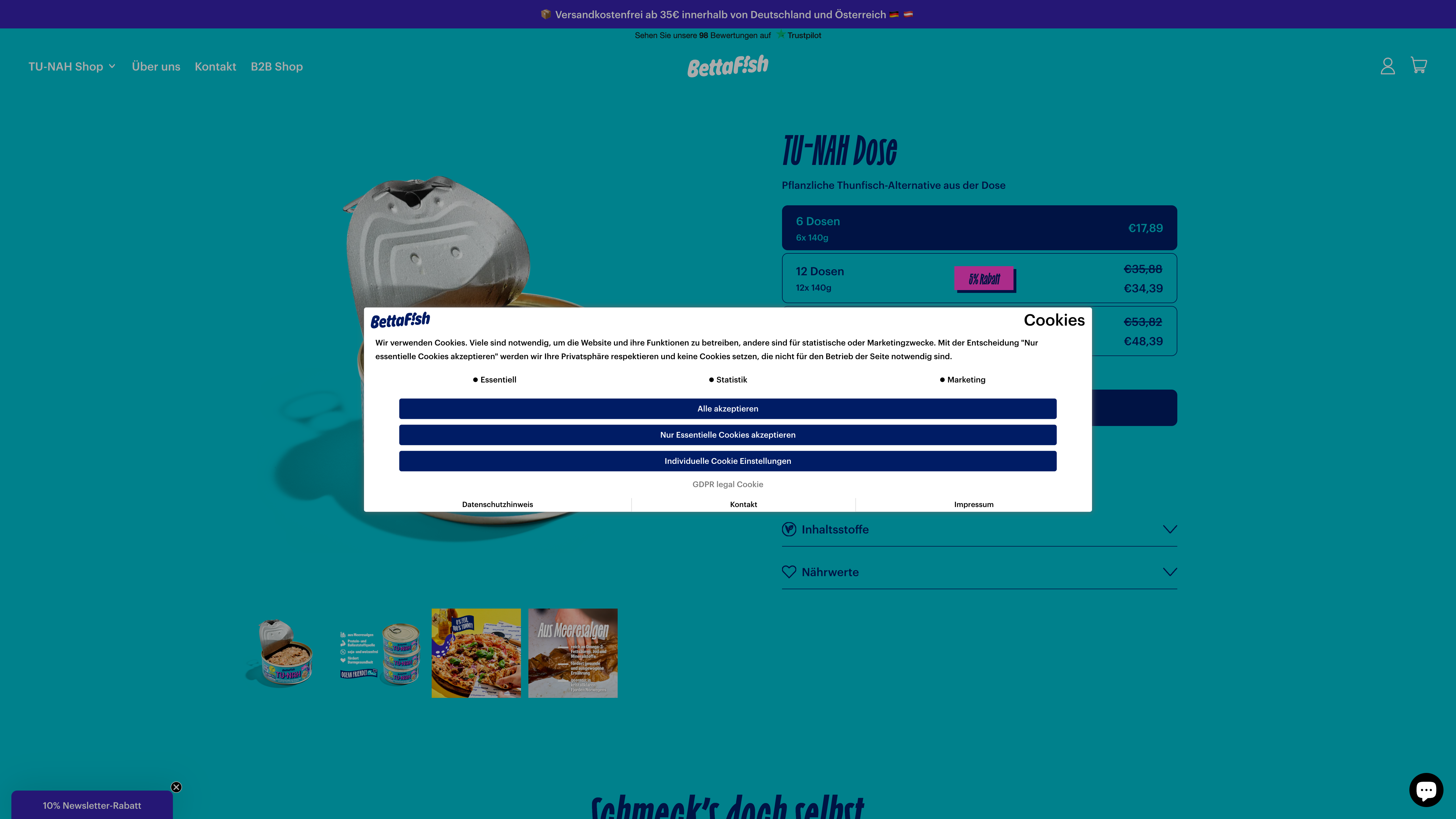 Bettafish screenshot 3