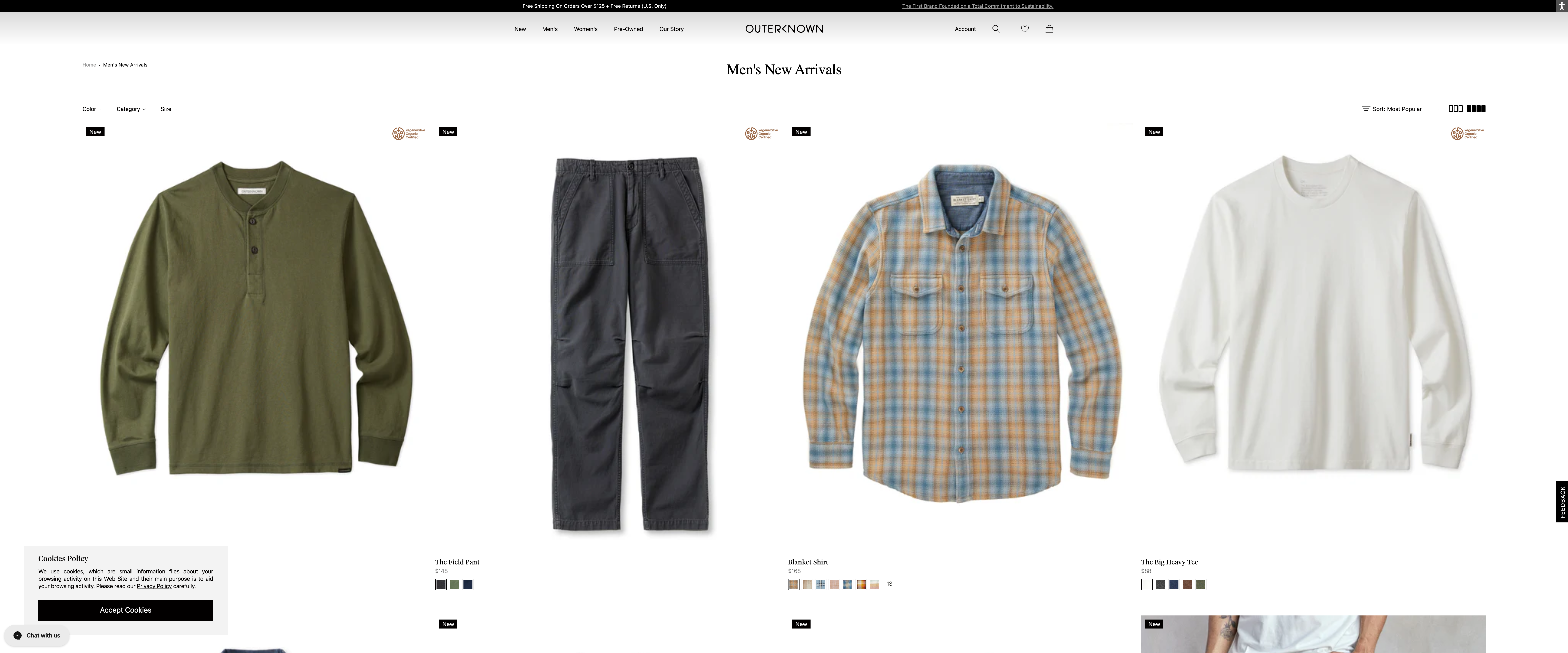 Outerknown screenshot 2