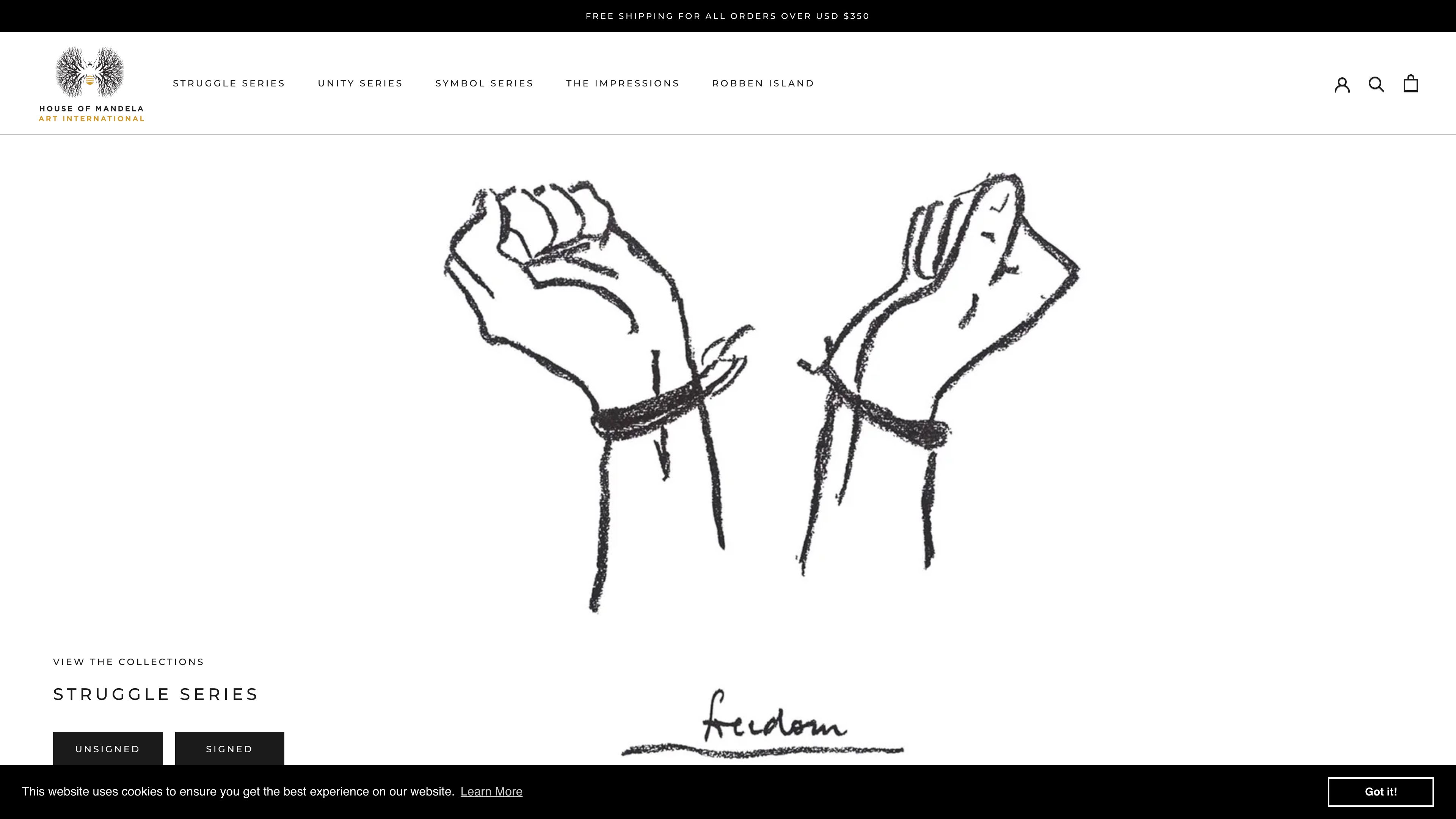 House of Mandela. Art International screenshot 6