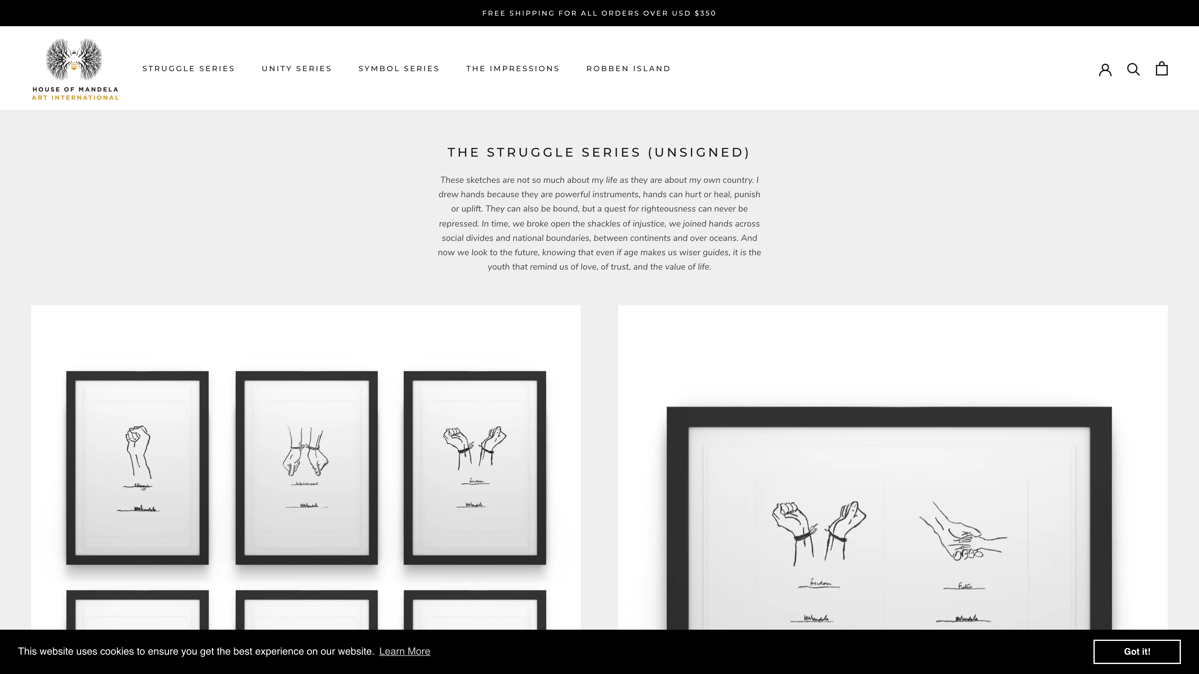 House of Mandela. Art International screenshot 5