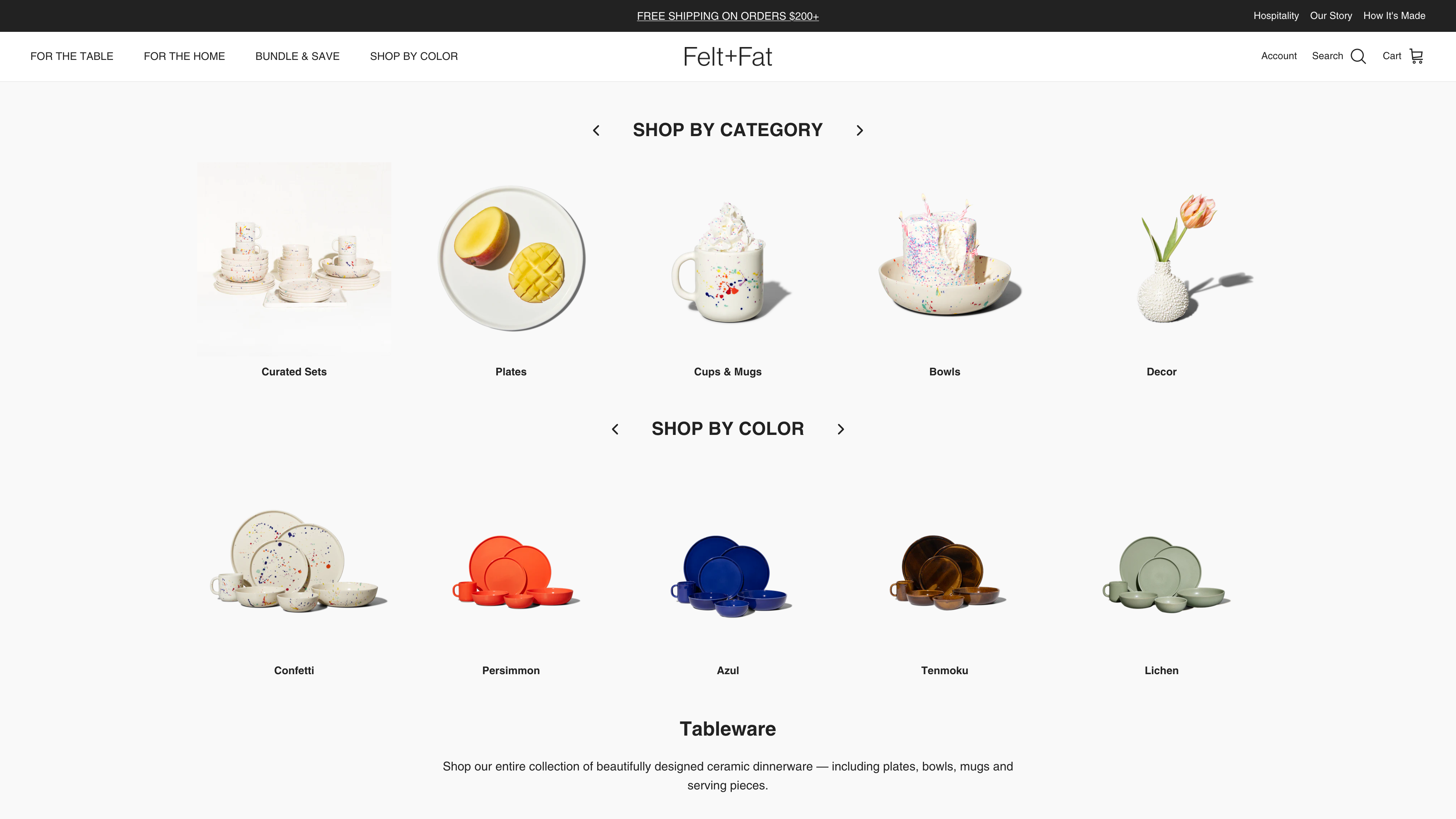 Migration from Squarespace to Shopify for Premium Tableware Brand screenshot 2