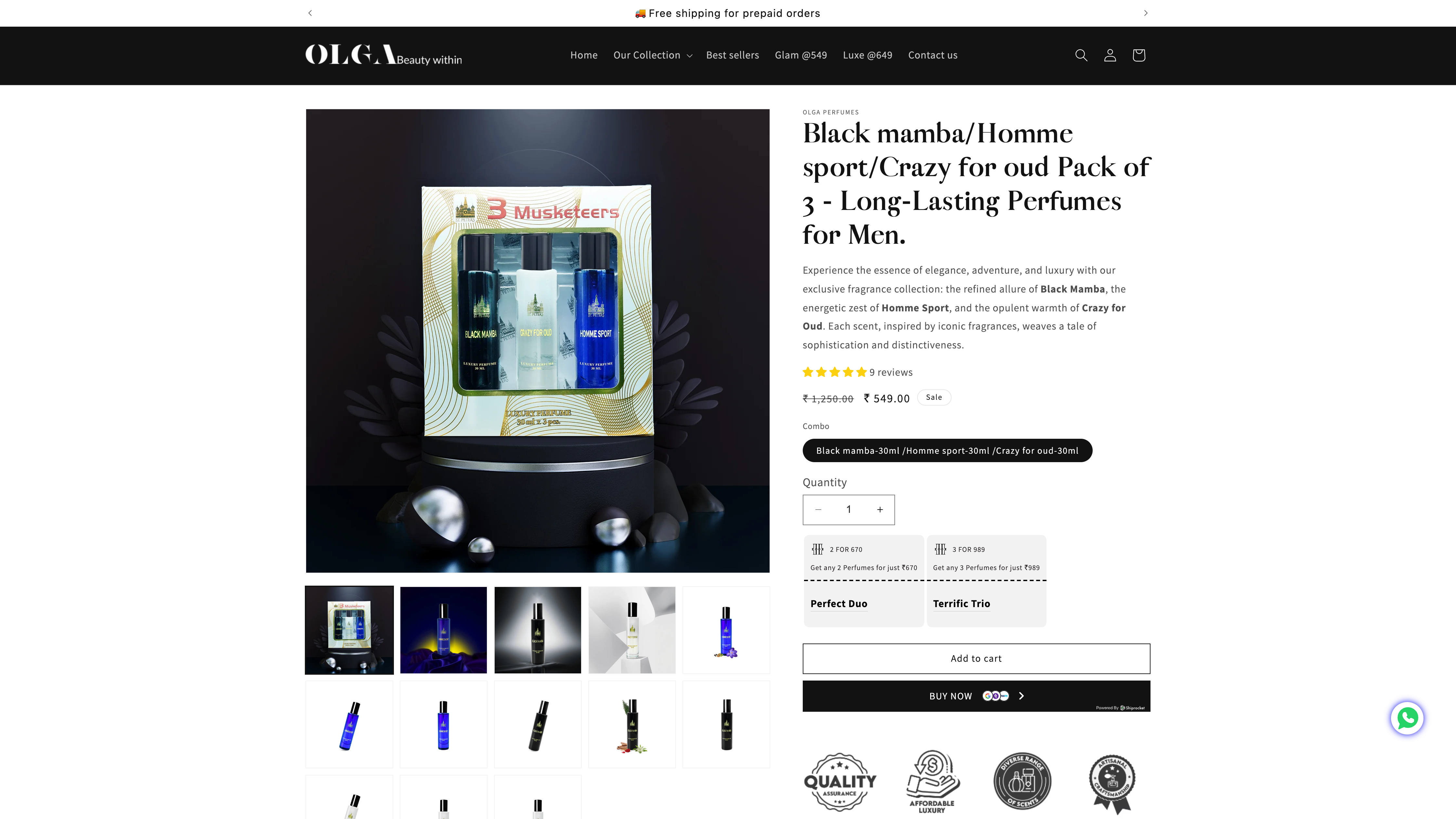 OLGA Perfumes screenshot 4