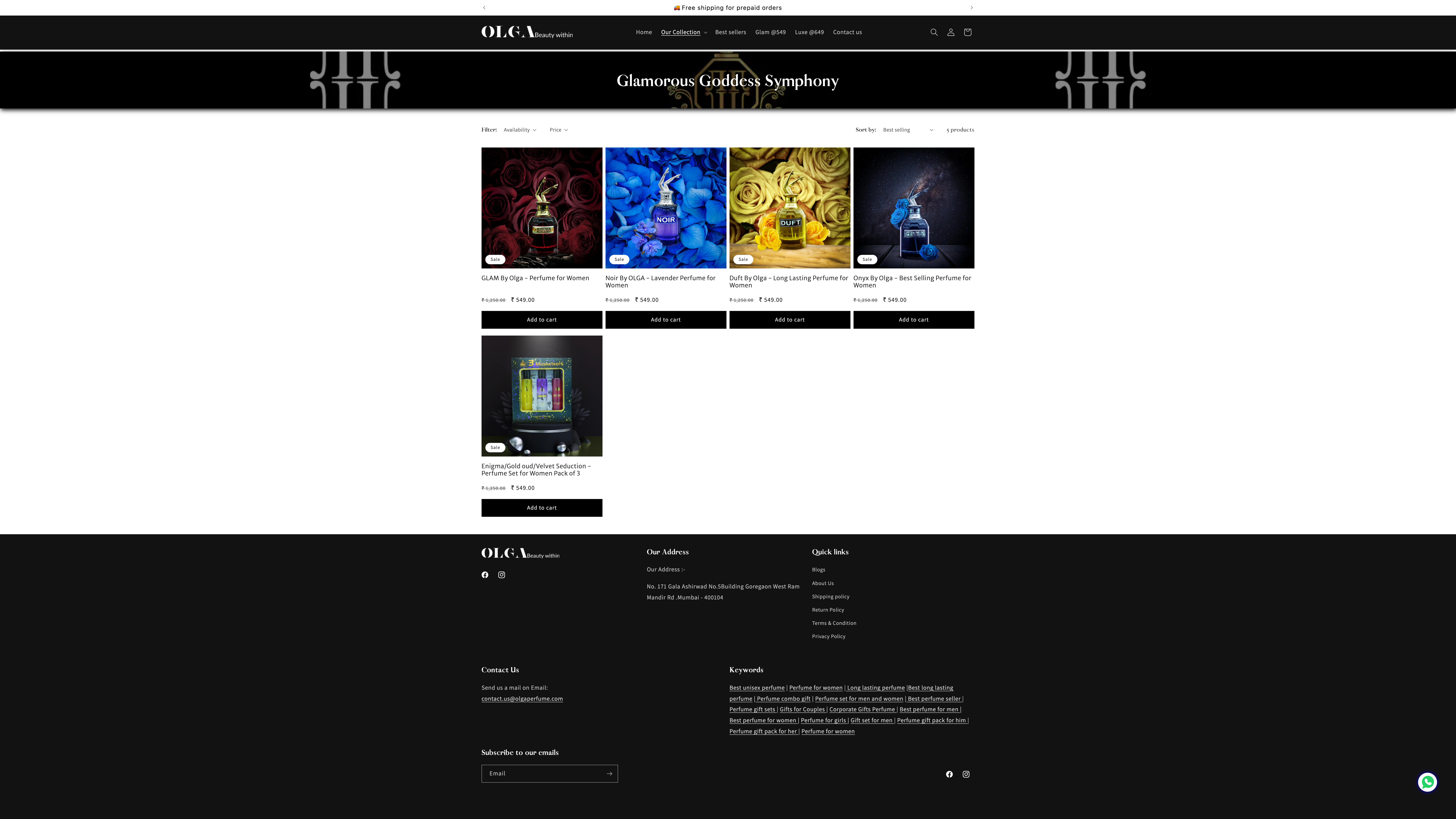 OLGA Perfumes screenshot 2