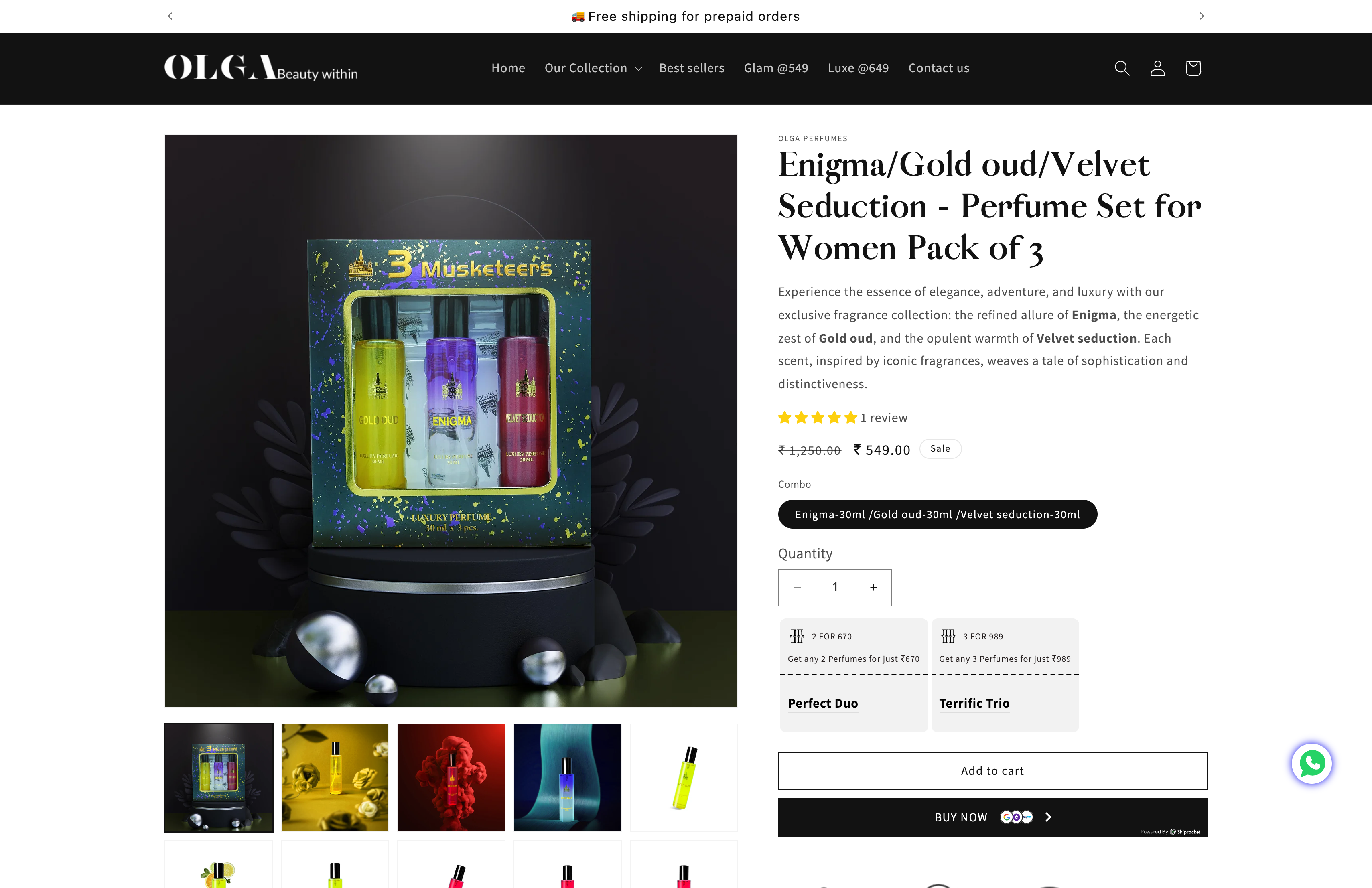 OLGA Perfumes screenshot 3