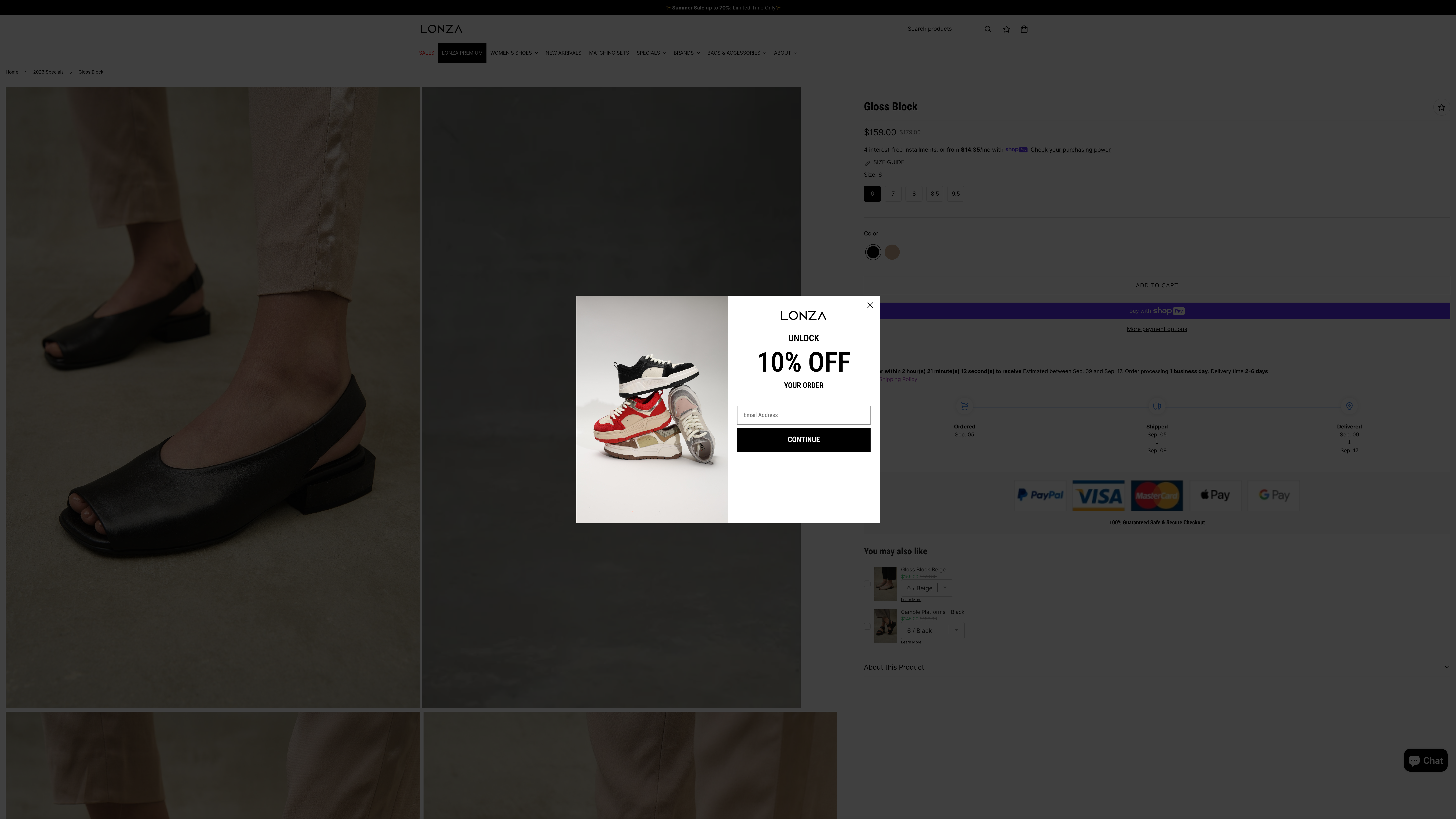 Lonza Shoes screenshot 5