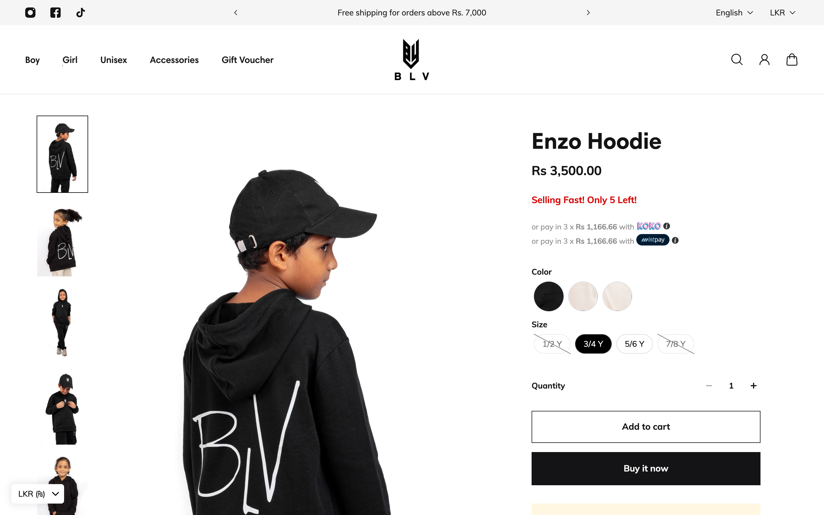 Believe Threads | Kids Clothing Ecommerce Website  screenshot 4