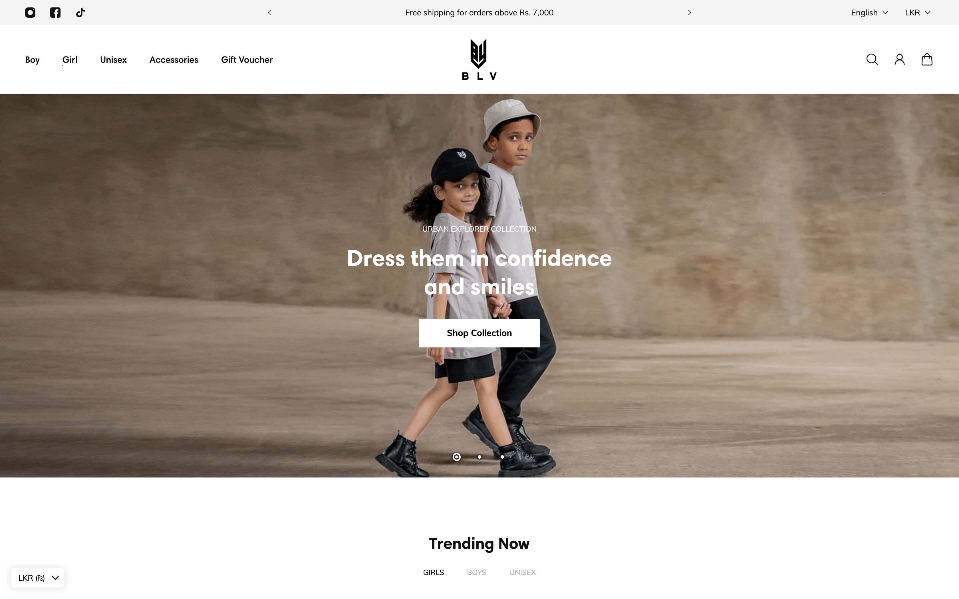 Believe Threads | Kids Clothing Ecommerce Website  screenshot 6
