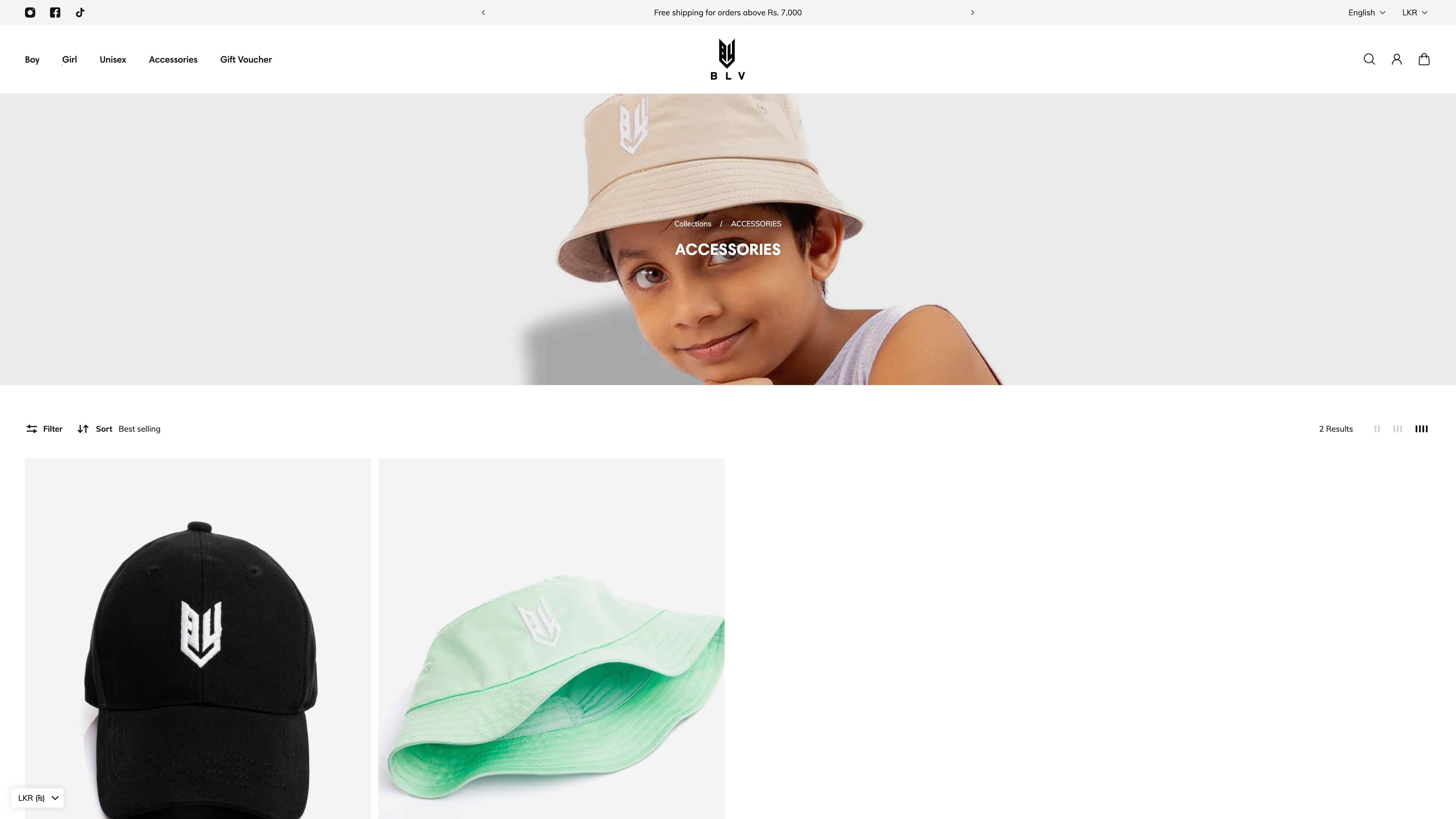 Believe Threads | Kids Clothing Ecommerce Website  screenshot 2