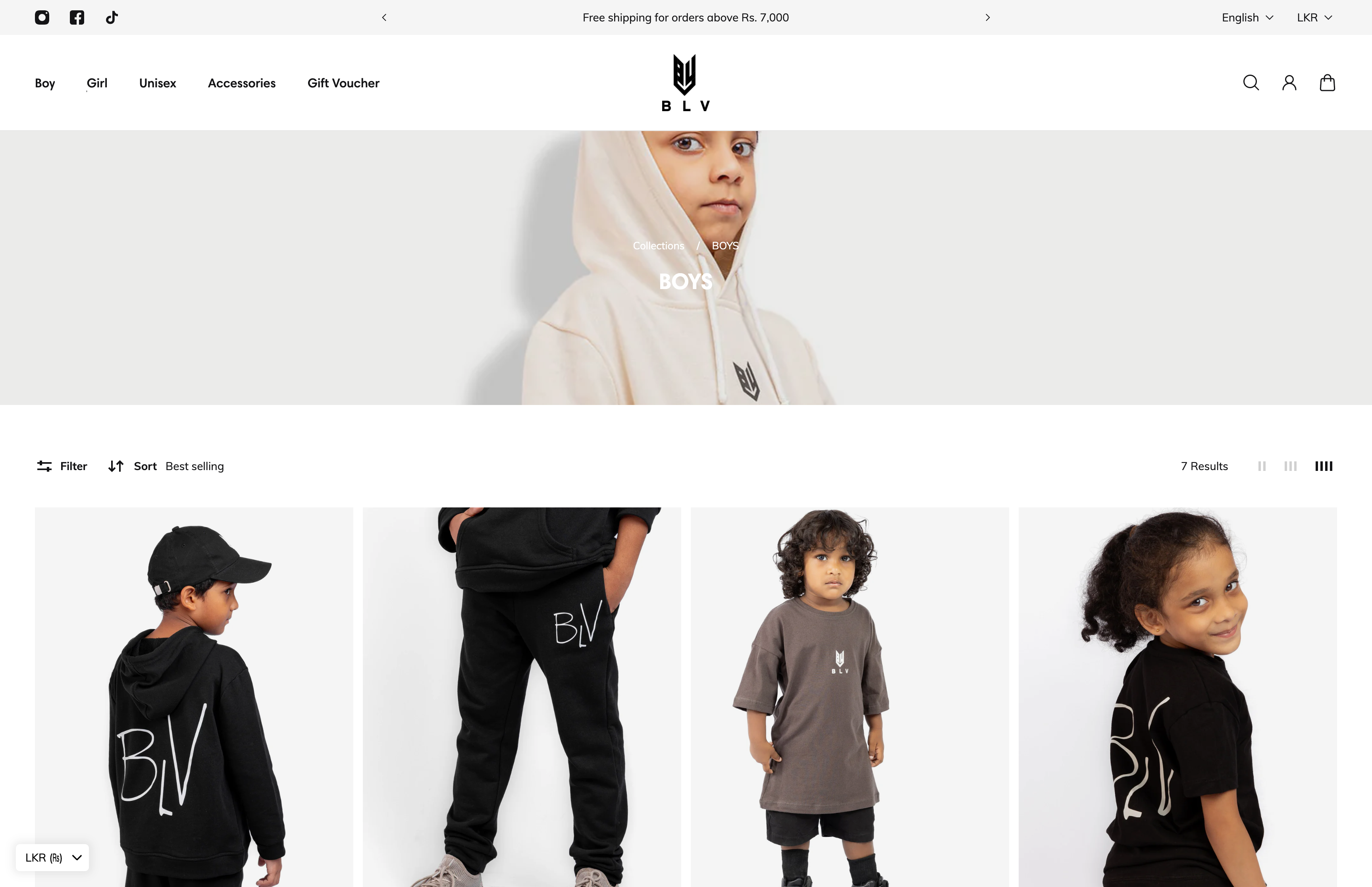 Believe Threads | Kids Clothing Ecommerce Website  screenshot 3