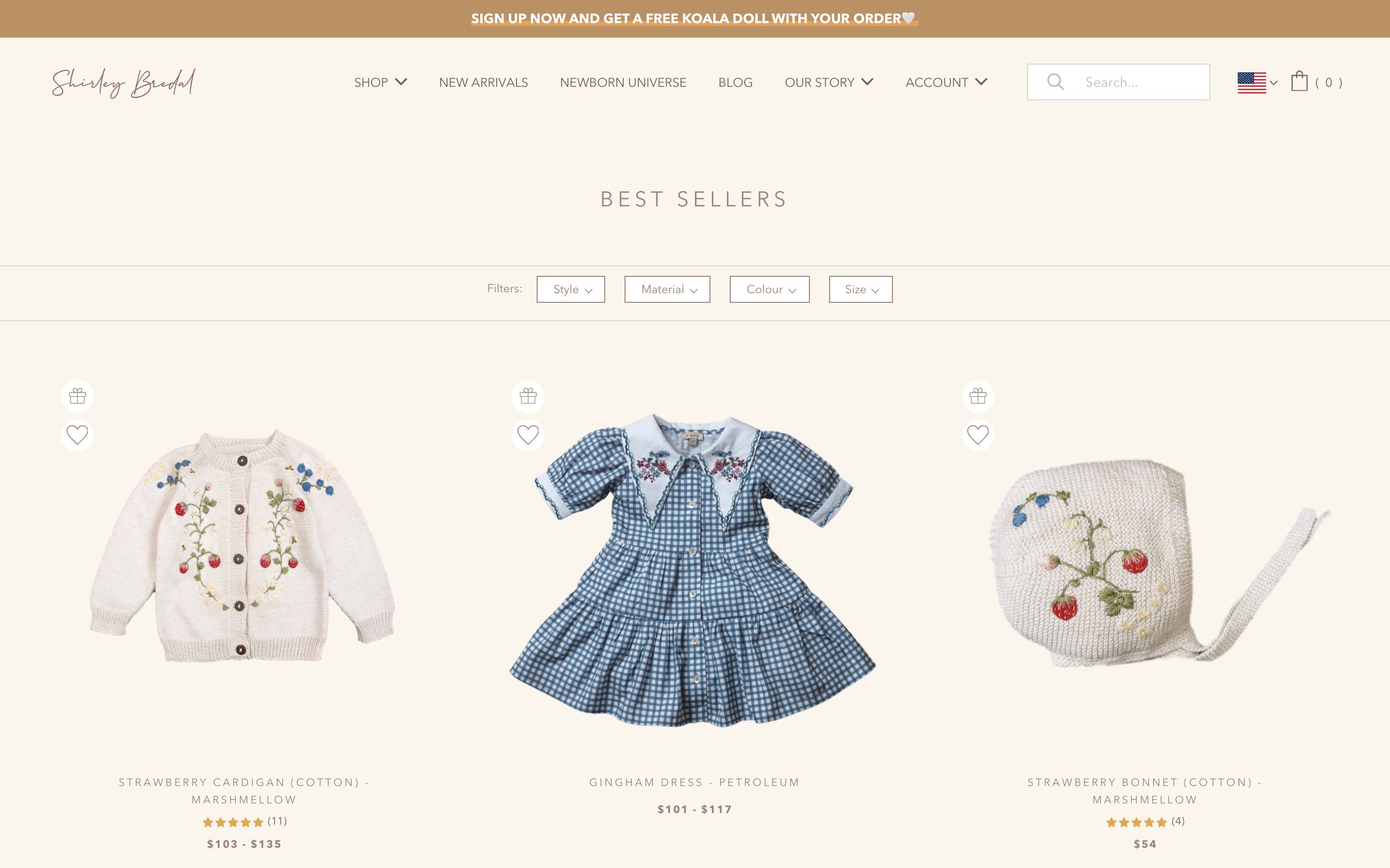 SHIRLEY BREDAL (Shopify + Klaviyo + Typeform) screenshot 3