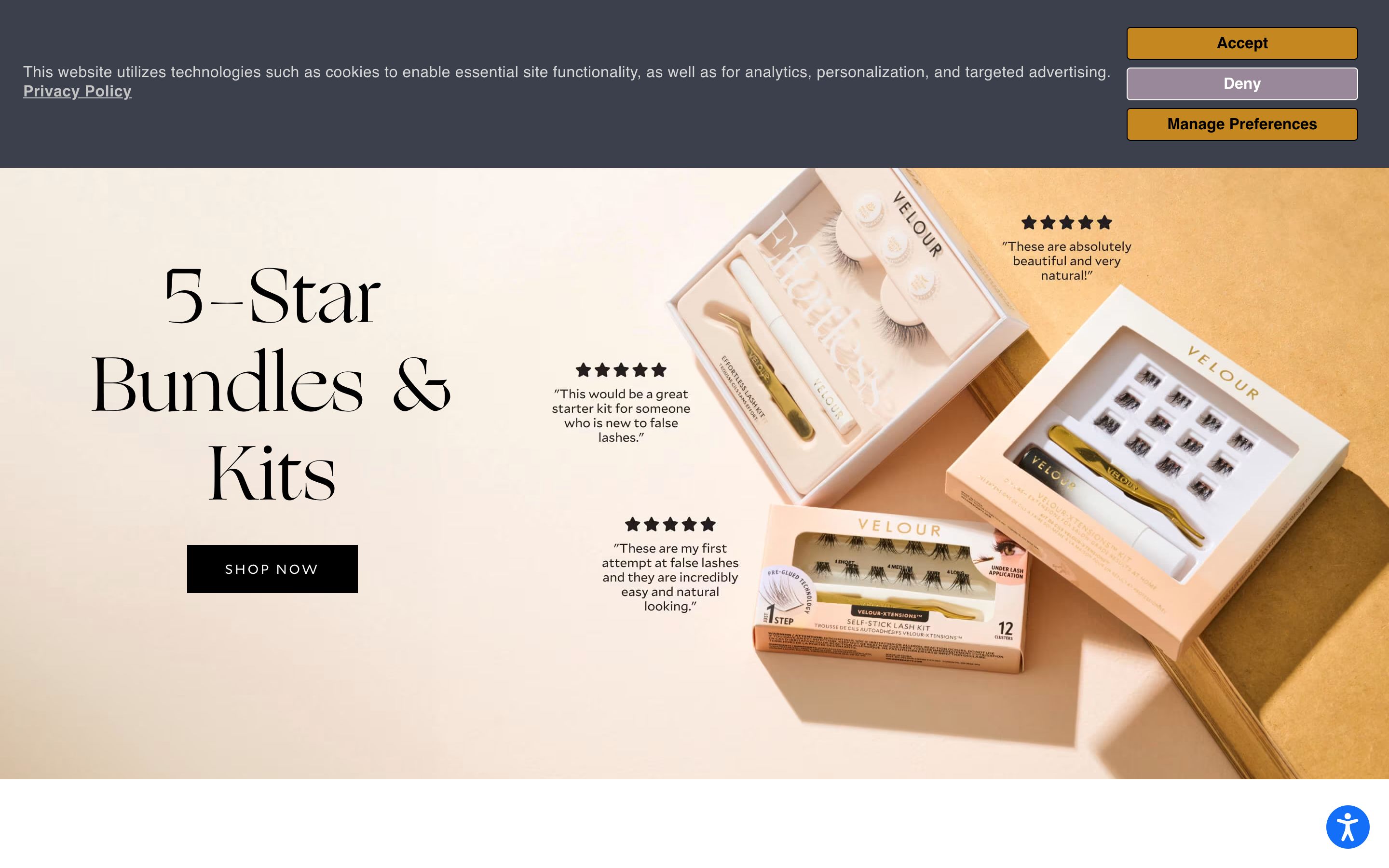 Comprehensive Redesign and Build for Velour Beauty: Shopify Plus Custom Theme and Growth Strategy