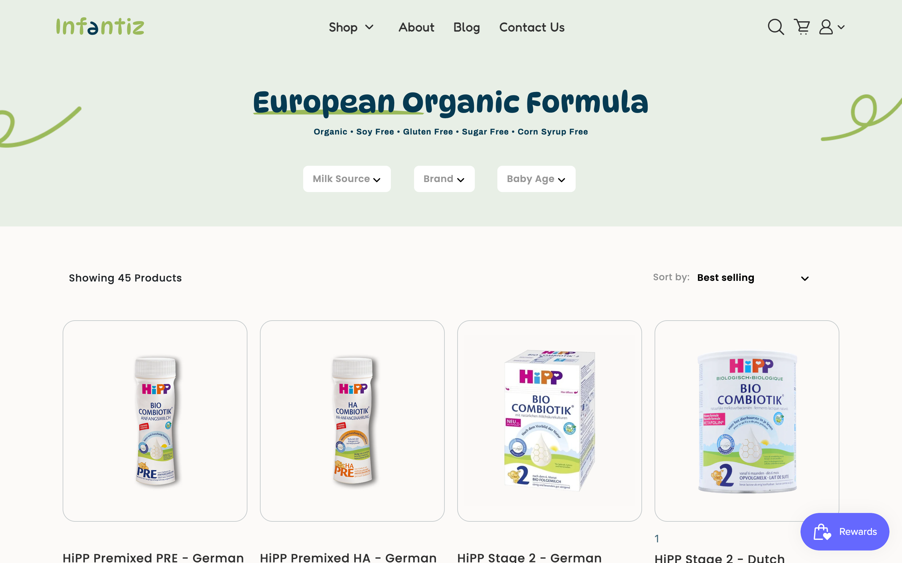 Infantiz Redesign screenshot 5