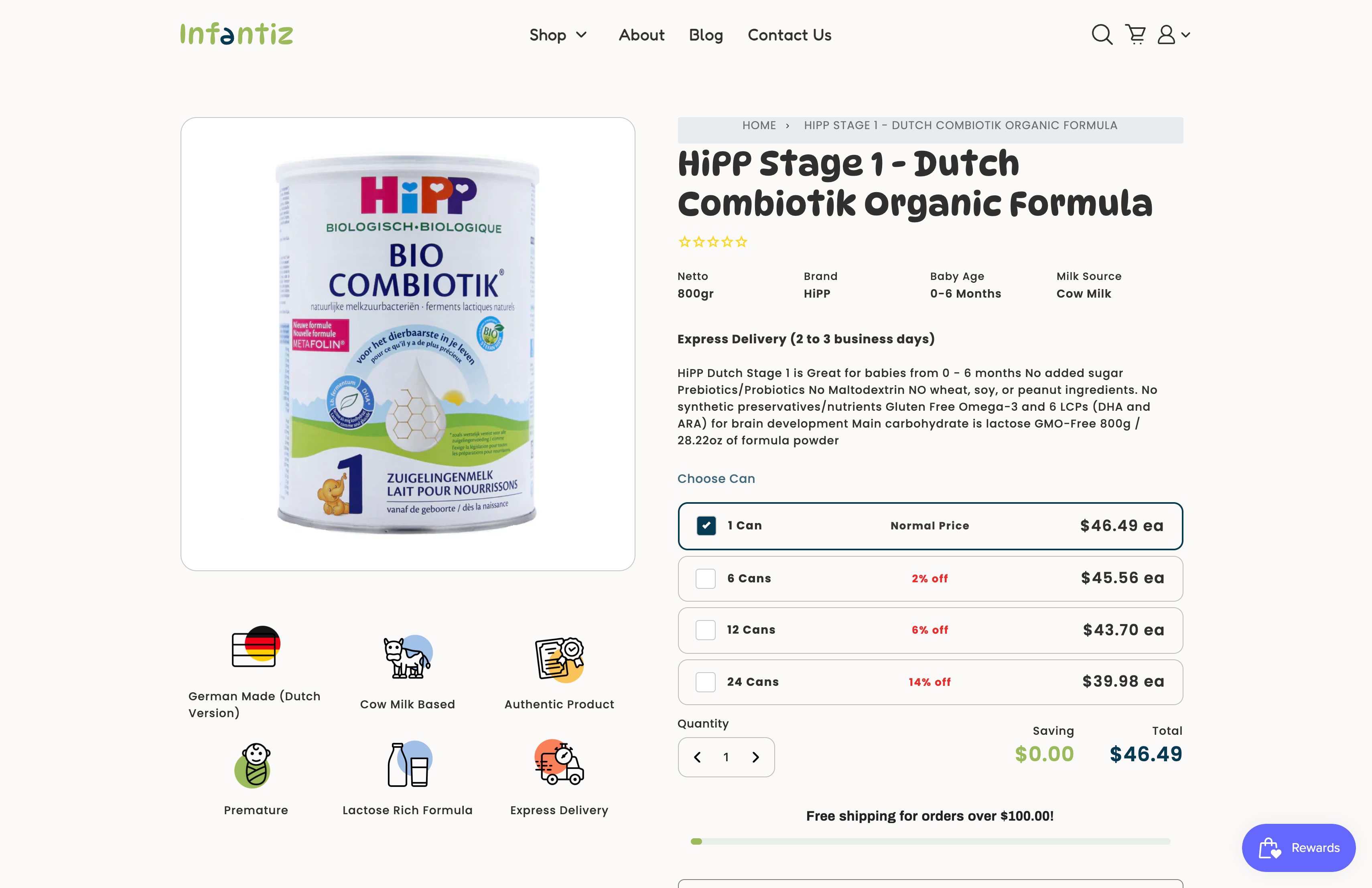 Infantiz Redesign screenshot 3