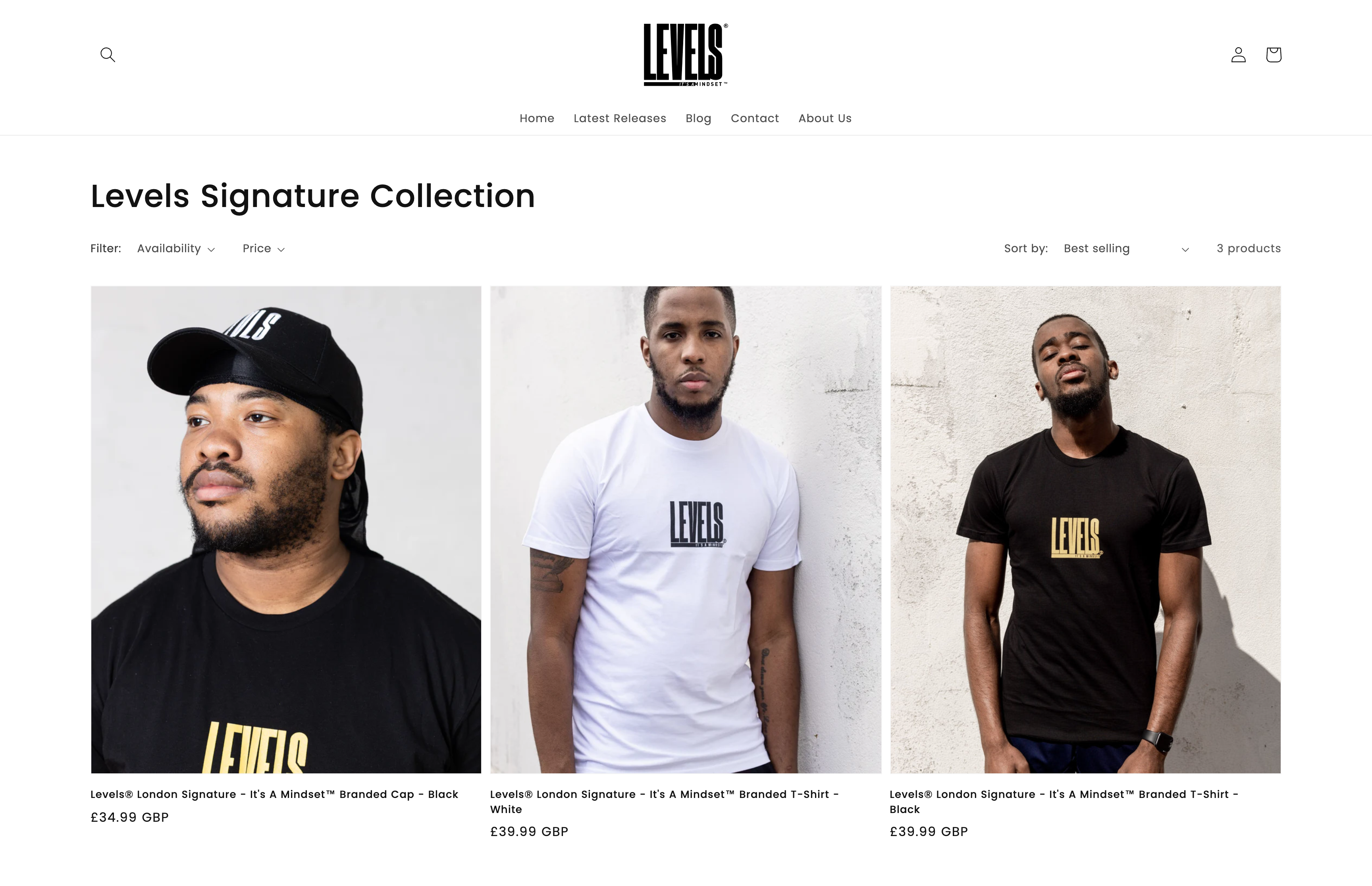 Custom Storefront Development - LevelsLondon screenshot 4