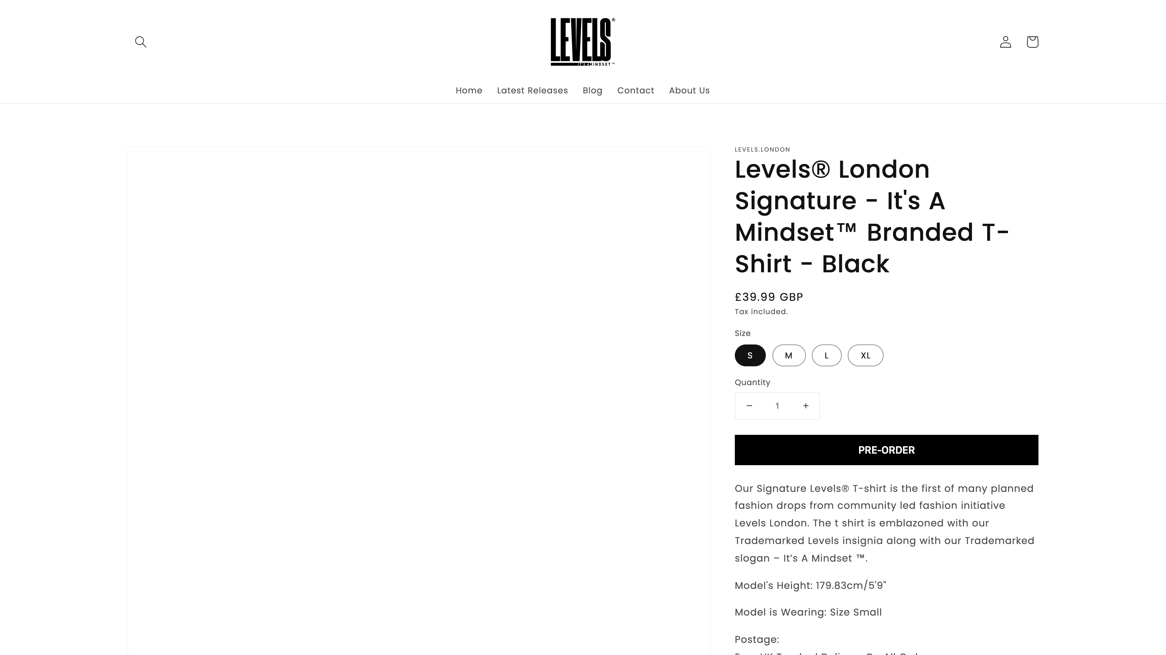 Custom Storefront Development - LevelsLondon screenshot 2