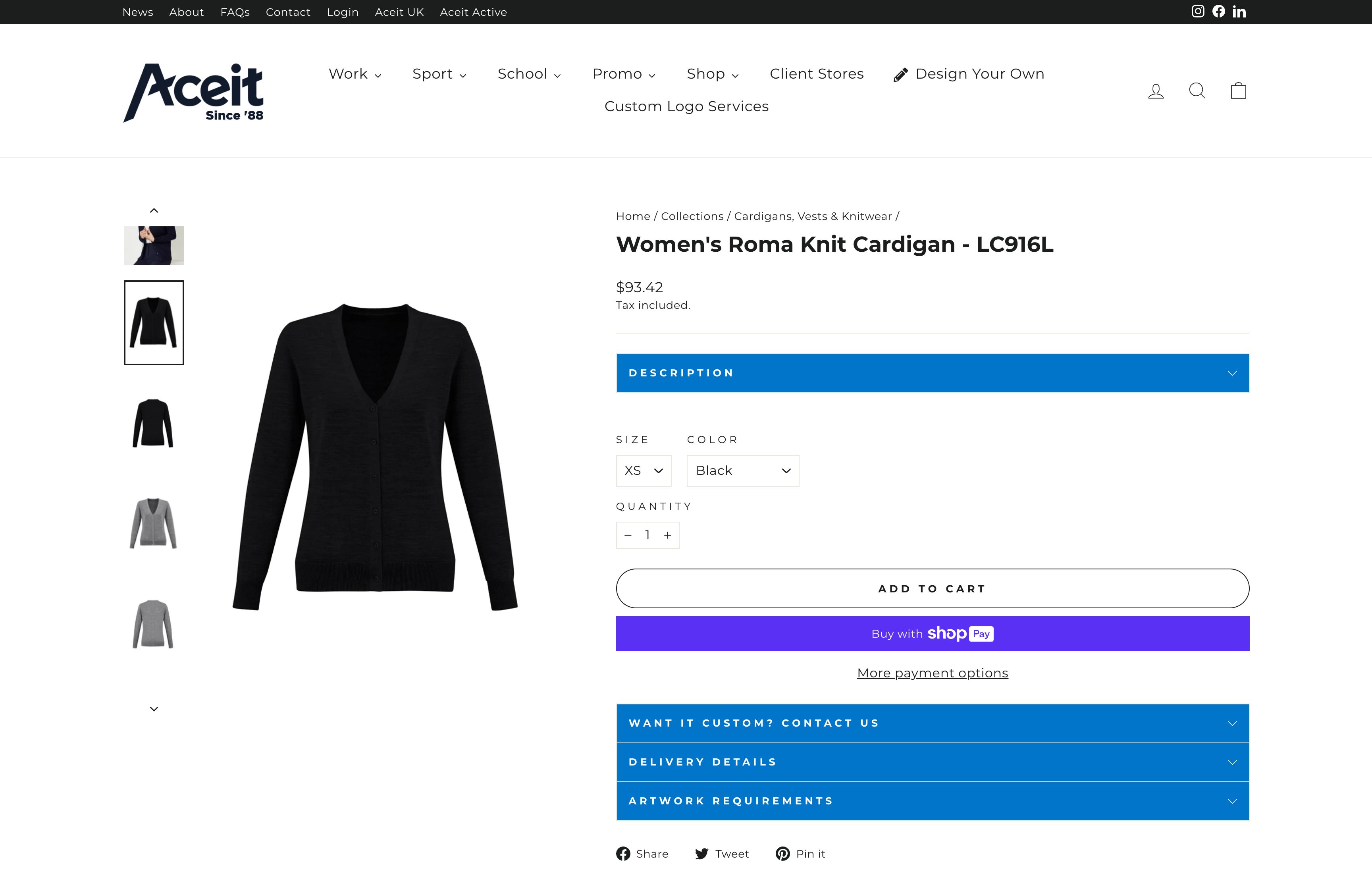 Aceit Uniform Specialists screenshot 6