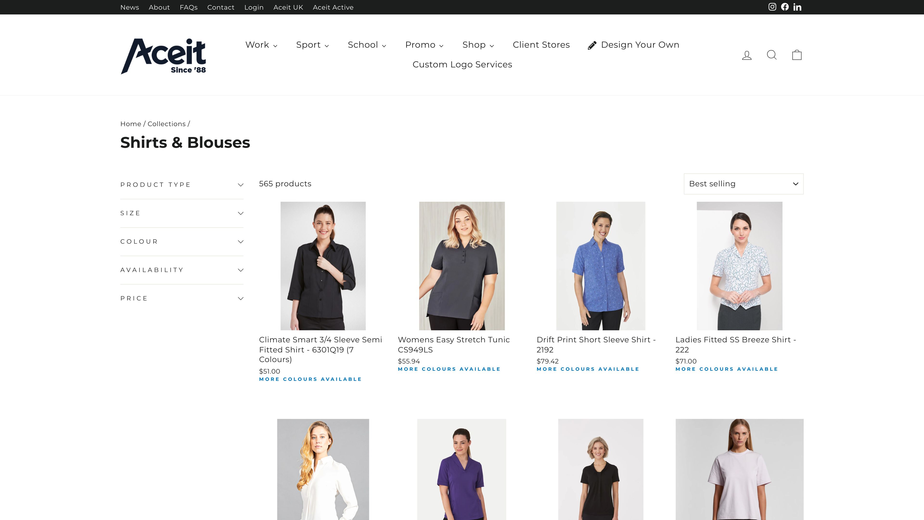 Aceit Uniform Specialists screenshot 2