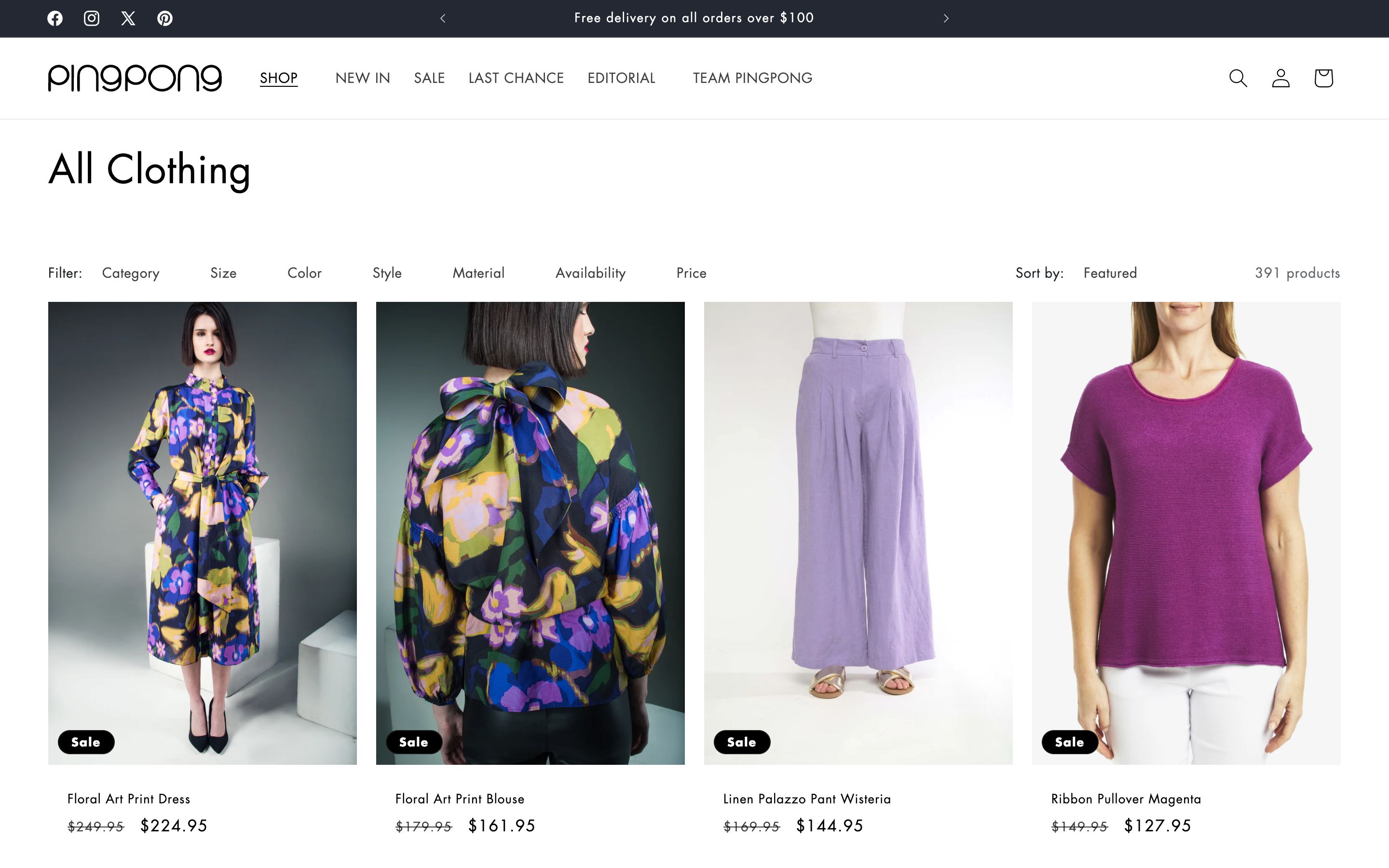 Pingpong Clothing - Stylish Women's Fashion screenshot 2