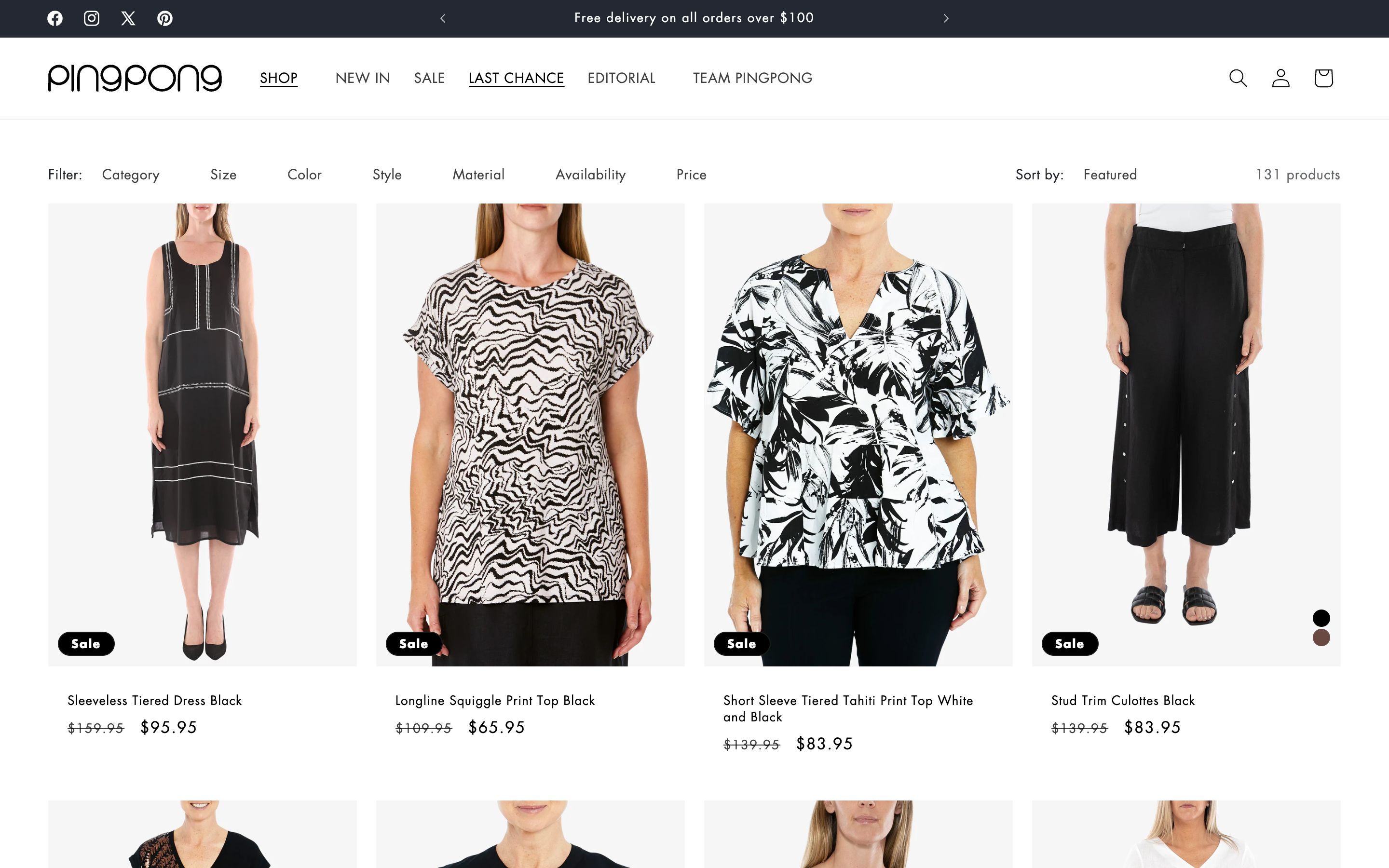 Pingpong Clothing - Stylish Women's Fashion screenshot