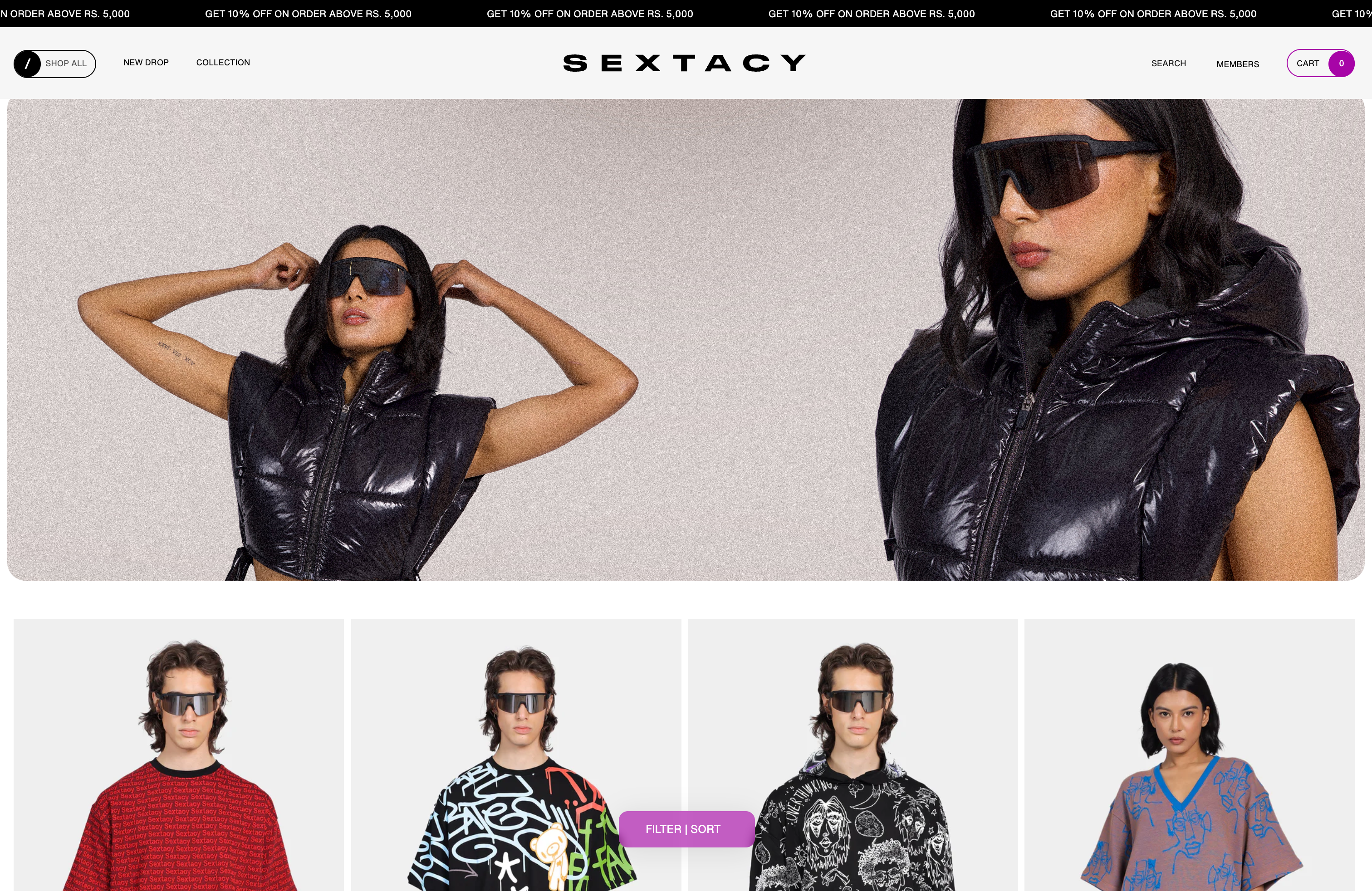 SEXTACY - PREMIUM CLOTHING BRAN screenshot 2