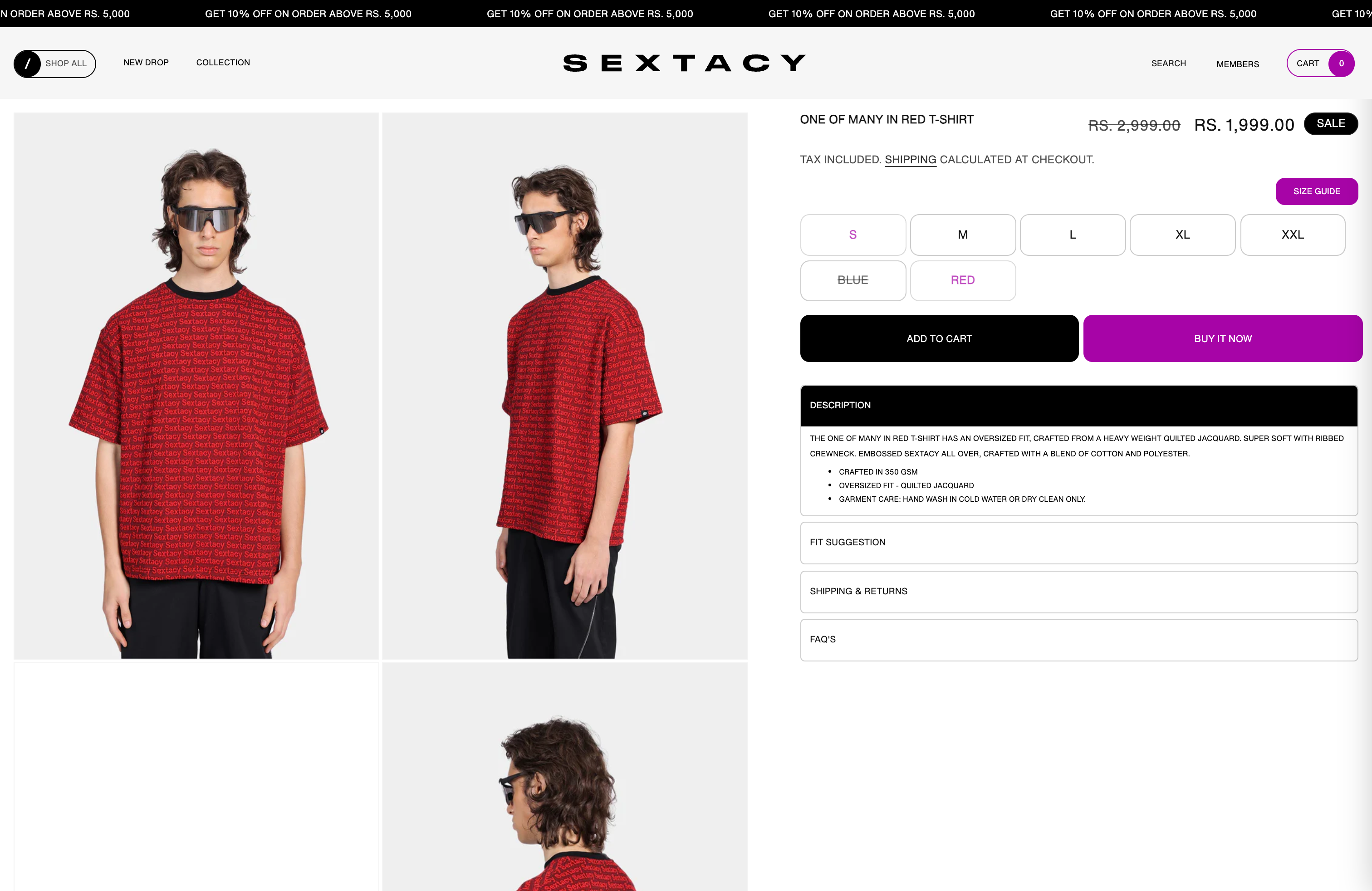 SEXTACY - PREMIUM CLOTHING BRAN screenshot 4