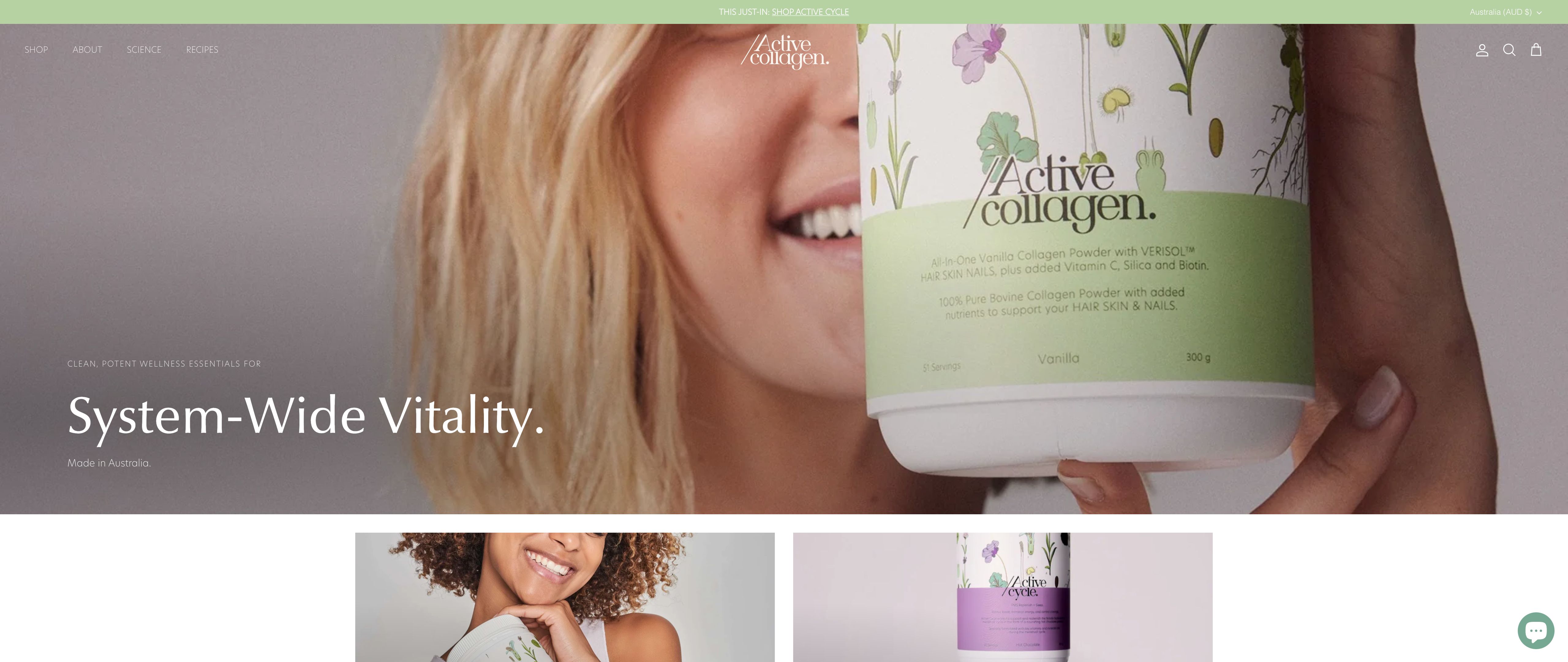 Active Collagen // Accelerated Site Built & Setup screenshot 4