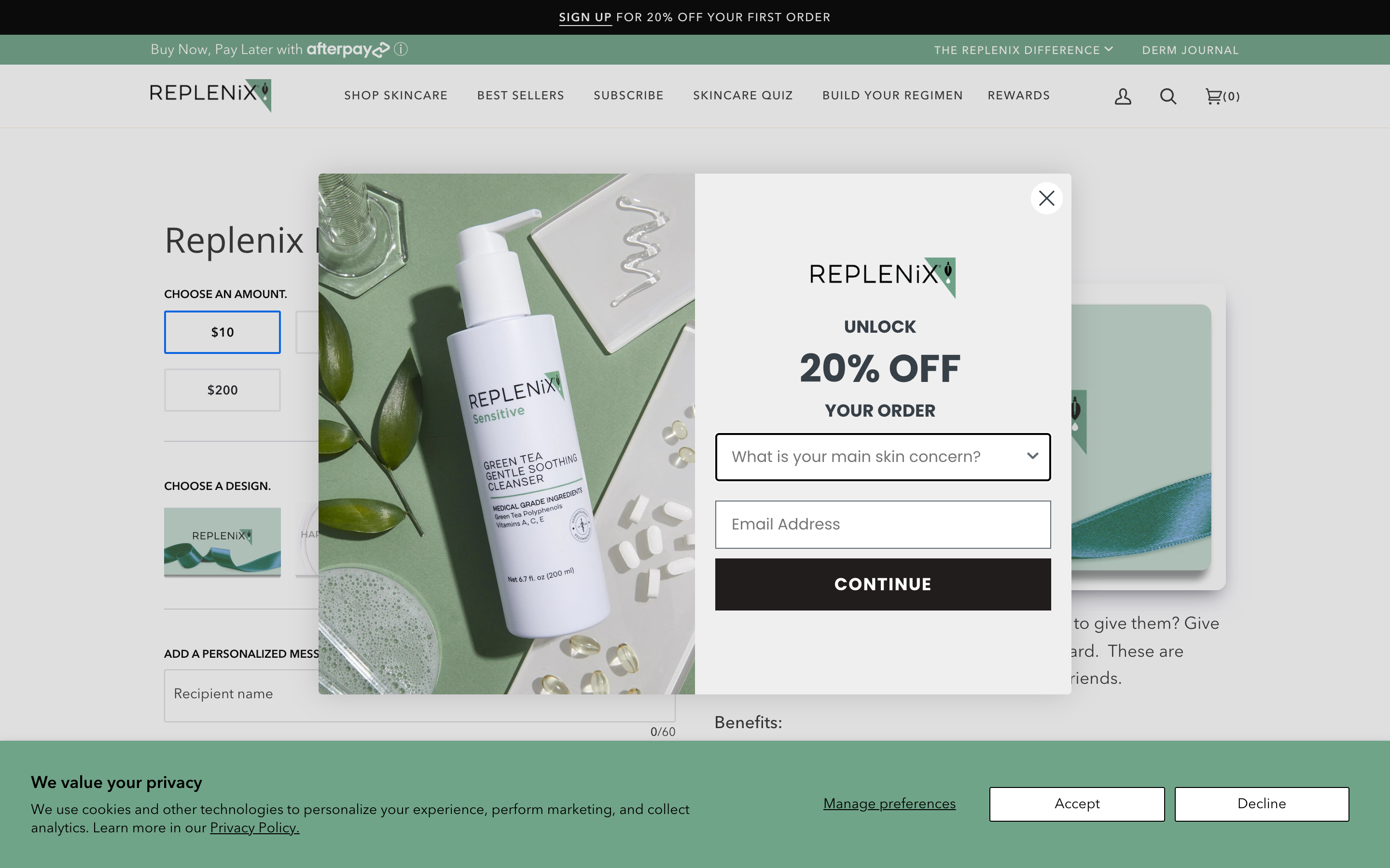 Shopify Store Design for Skin care product screenshot 4
