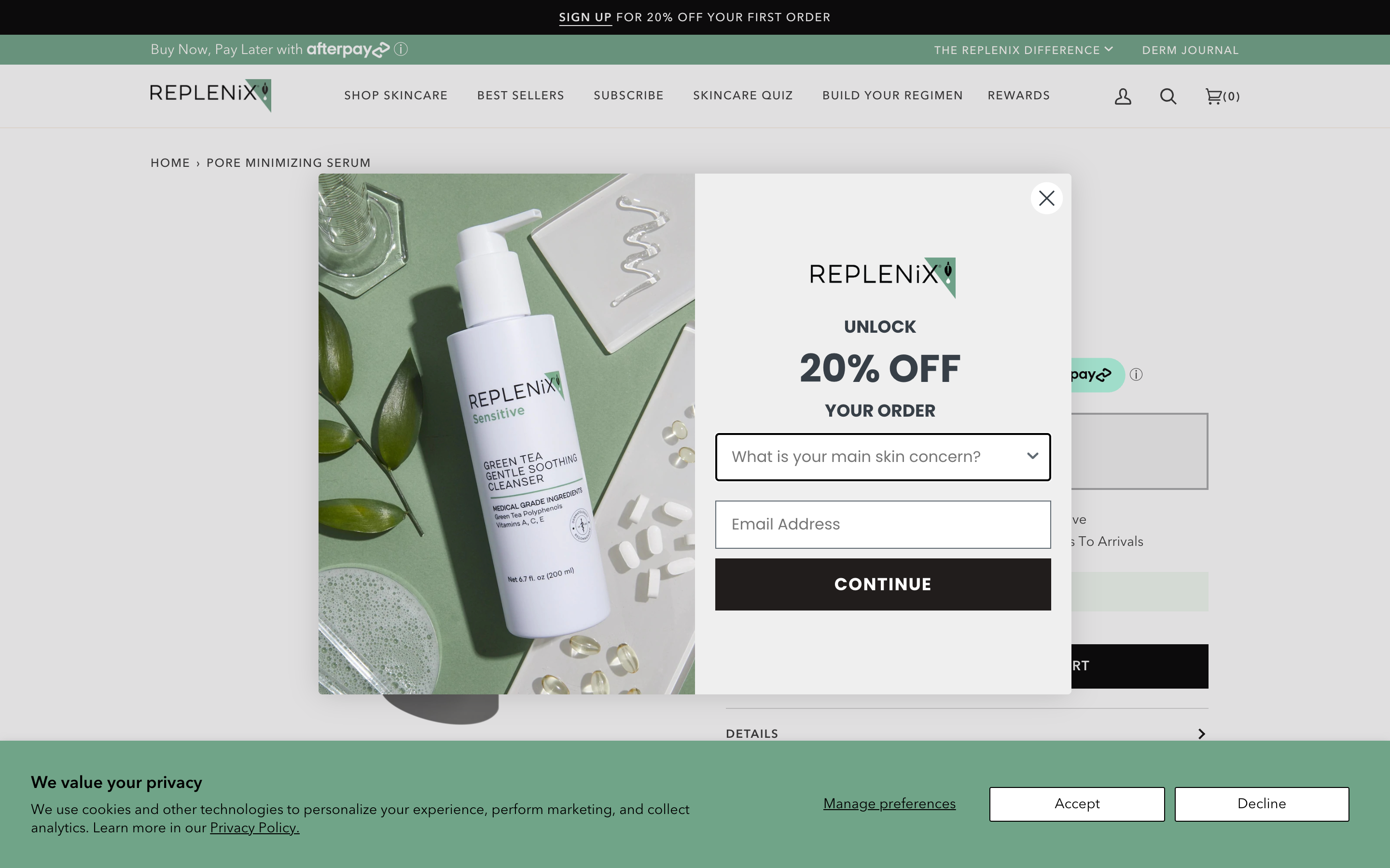 Shopify Store Design for Skin care product screenshot 5