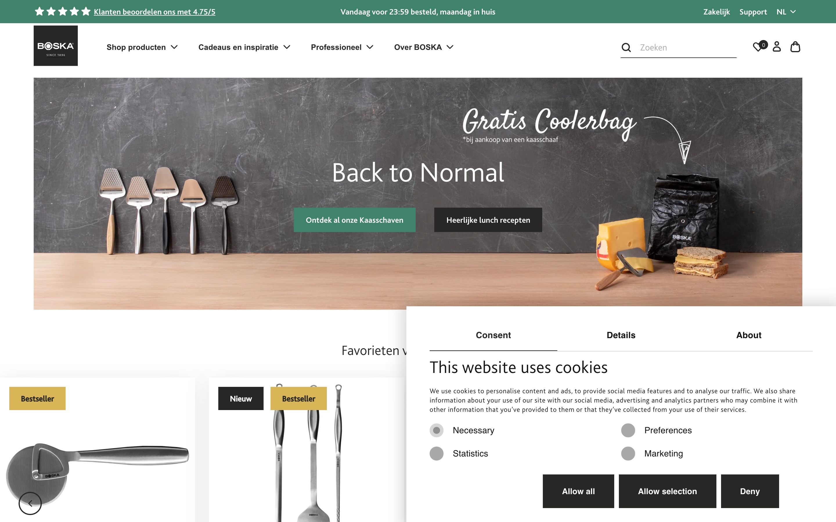 BOSKA: Magento to Shopify Plus screenshot