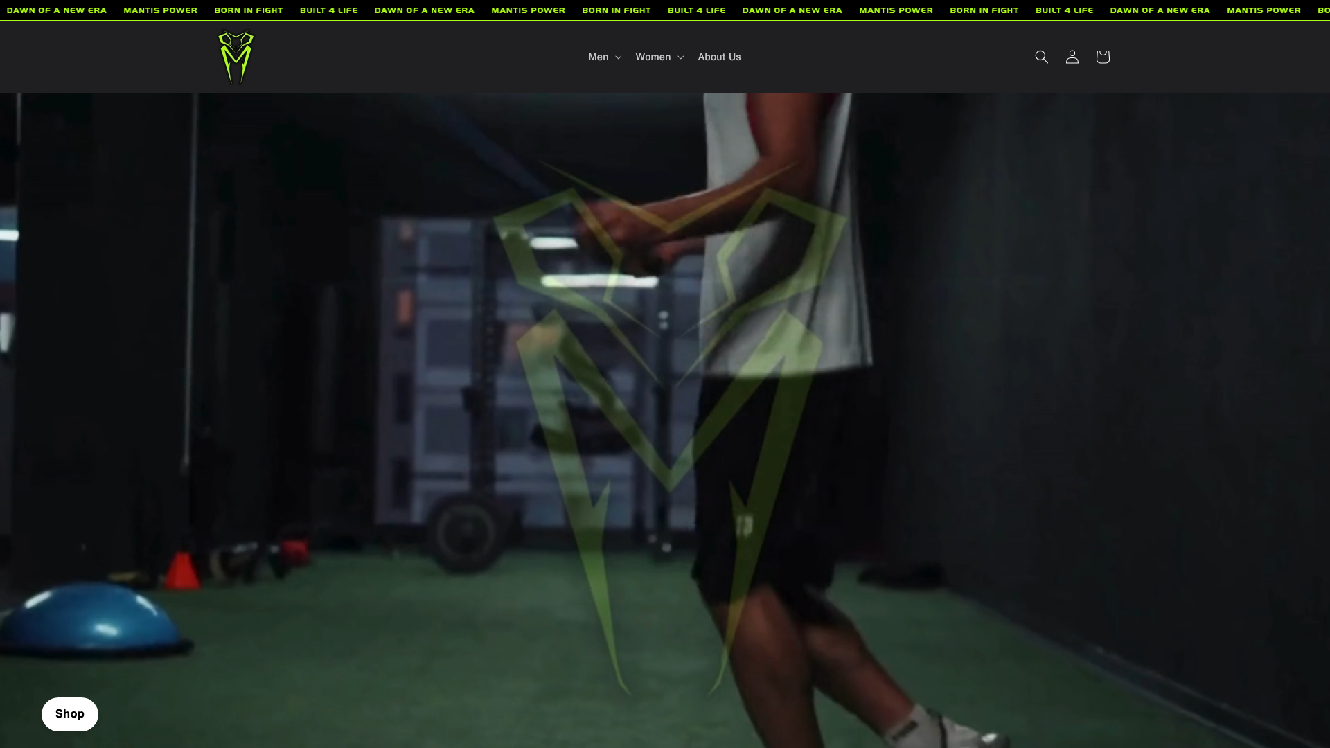 Black Mantis World: Sports eCommerce & Brand System screenshot